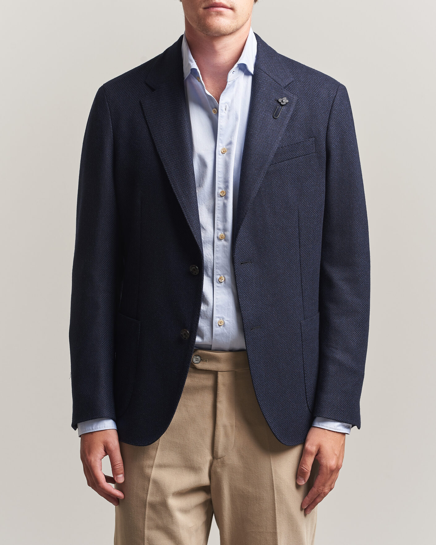 Uomini | Blazers | Lardini | Wool/Cashmere Blazer Navy