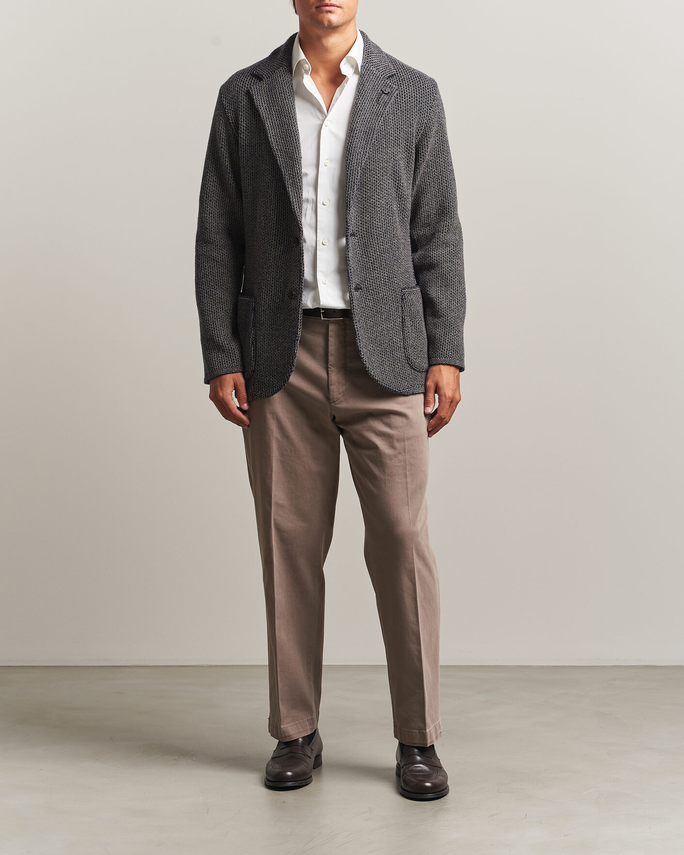 Uomini | Blazers | Lardini | Structured Cashmere Blazer Navy