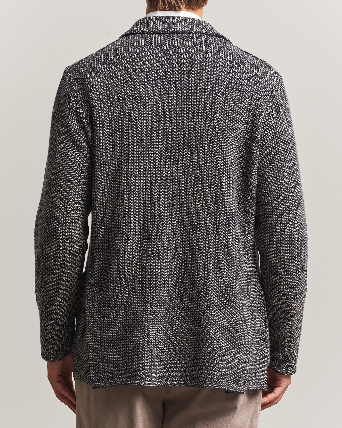 Uomini | Blazers | Lardini | Structured Cashmere Blazer Navy