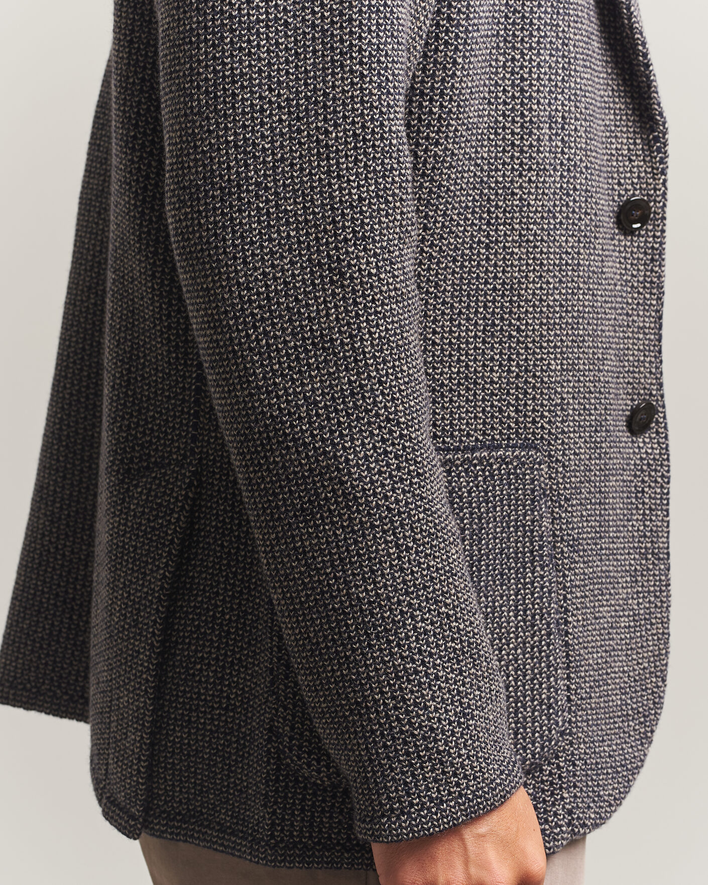 Uomini | Blazers | Lardini | Structured Cashmere Blazer Navy