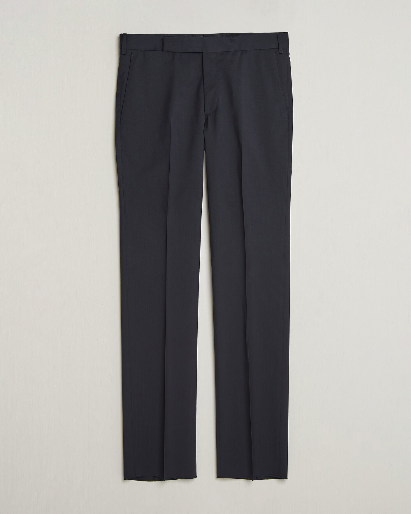 Uomini | Pantaloni | Lardini | Straight Fit Wool Trousers Navy