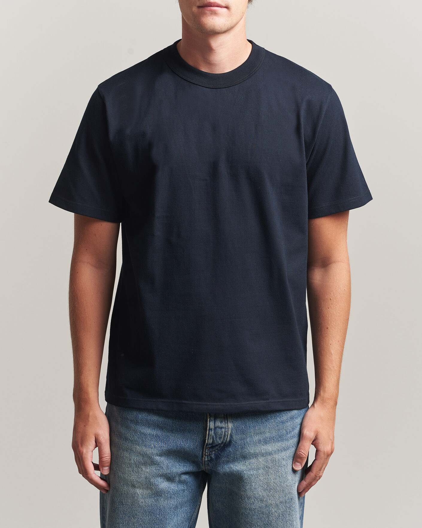 Uomini | T-shirt | Armor Lux for Care of Carl | Armor-lux 2-Pack Heritage Callac T-Shirt Rich Navy