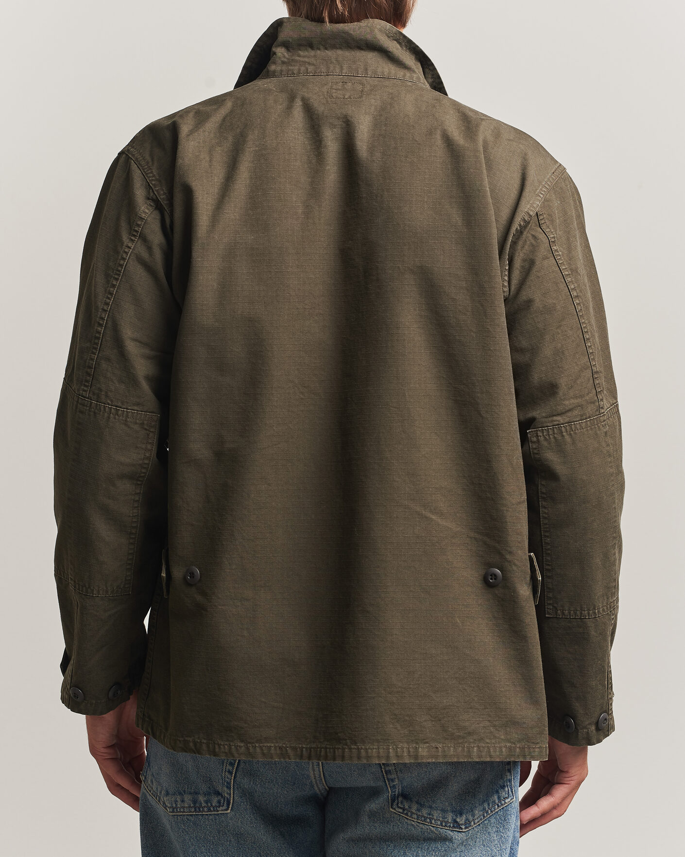 Uomini | Giacche | orSlow | B.D.U. Stone Washed Jacket Coffee Brown