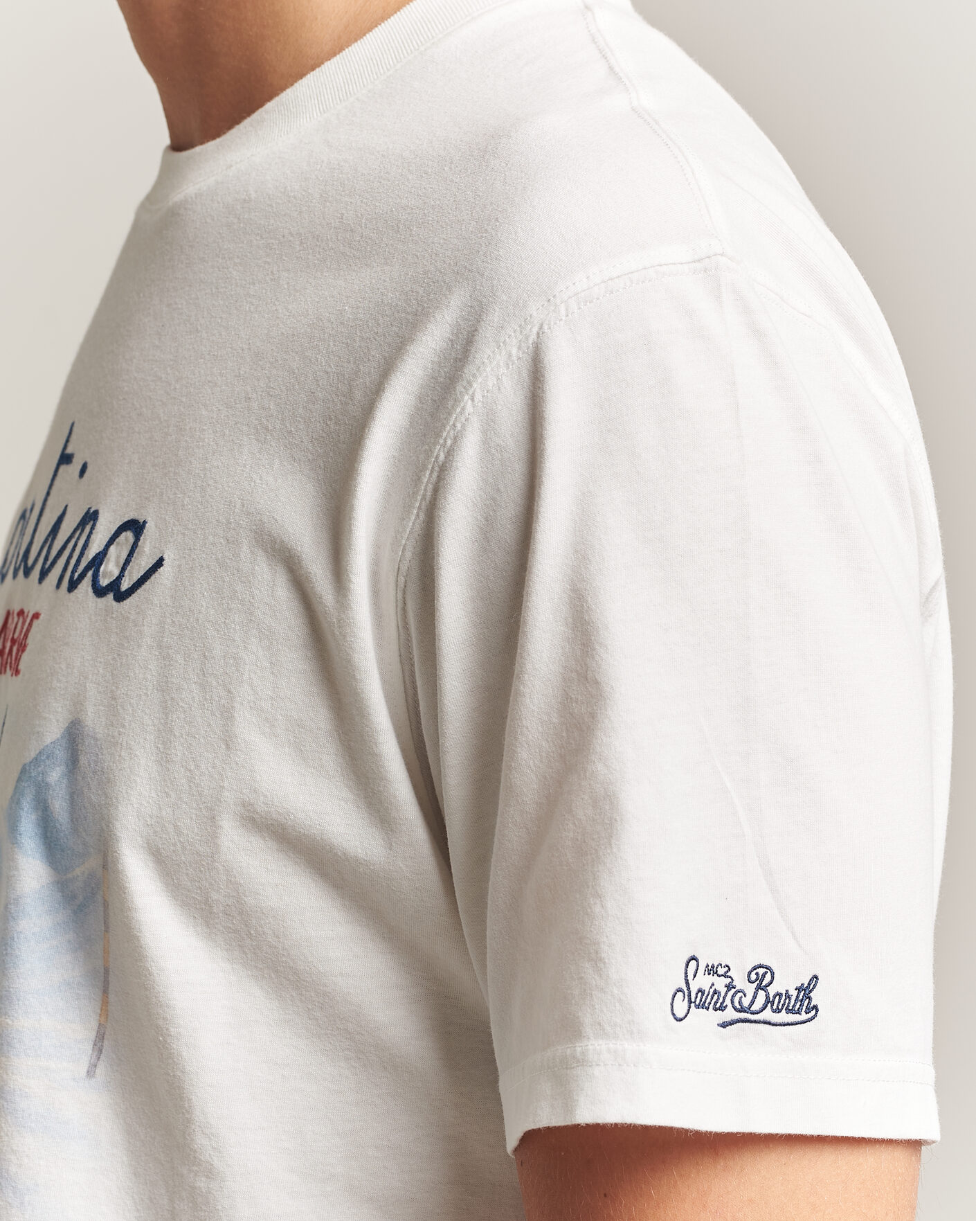 Uomini | T-shirt | MC2 Saint Barth | Printed Cotton T-Shirt Cortina