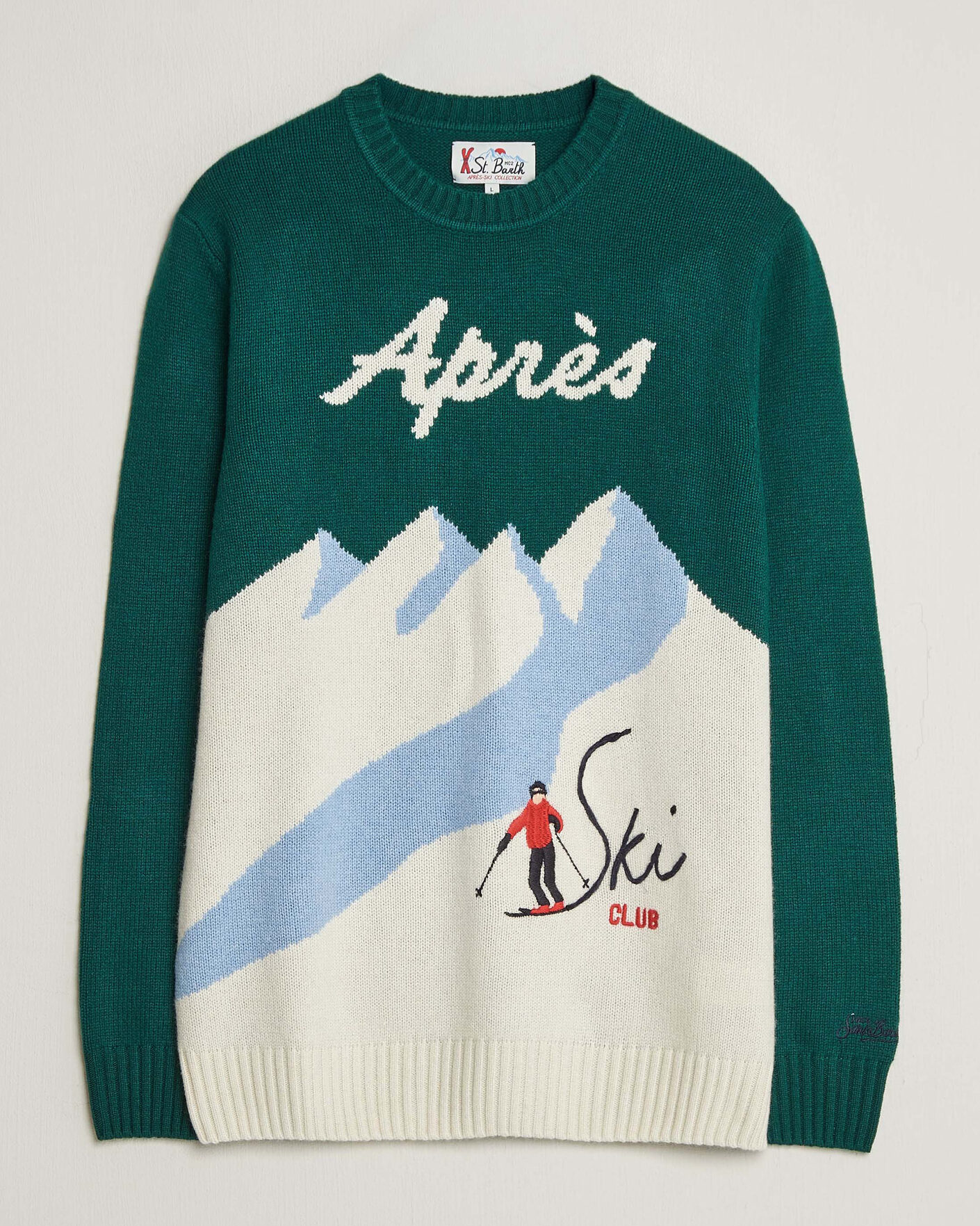 Uomini | Maglieria | MC2 Saint Barth | Bombardino Printed Sweater Apres Ski Club