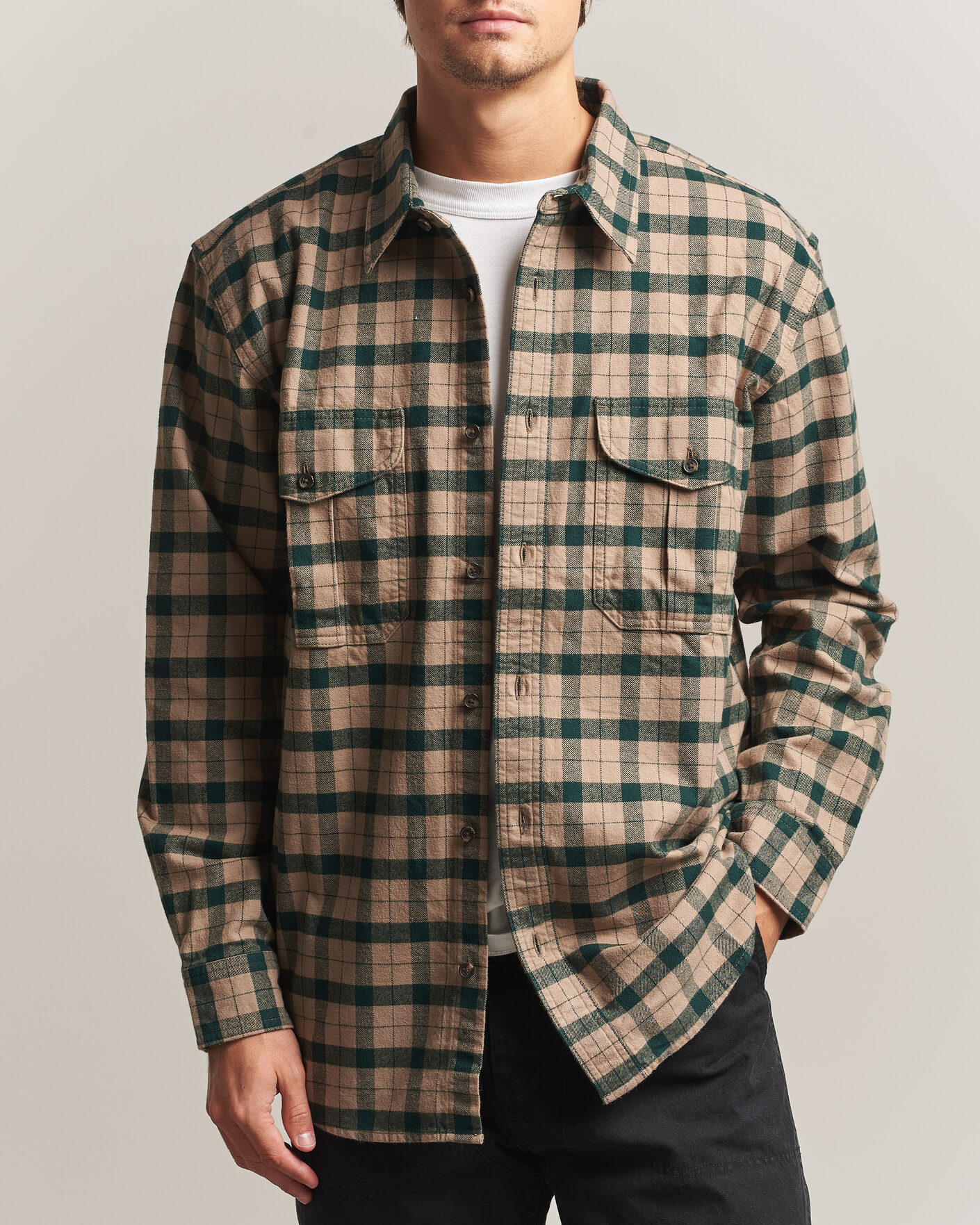 Uomini | Camicie | Filson | Checked Alaskan Guide Shirt Oatmeal