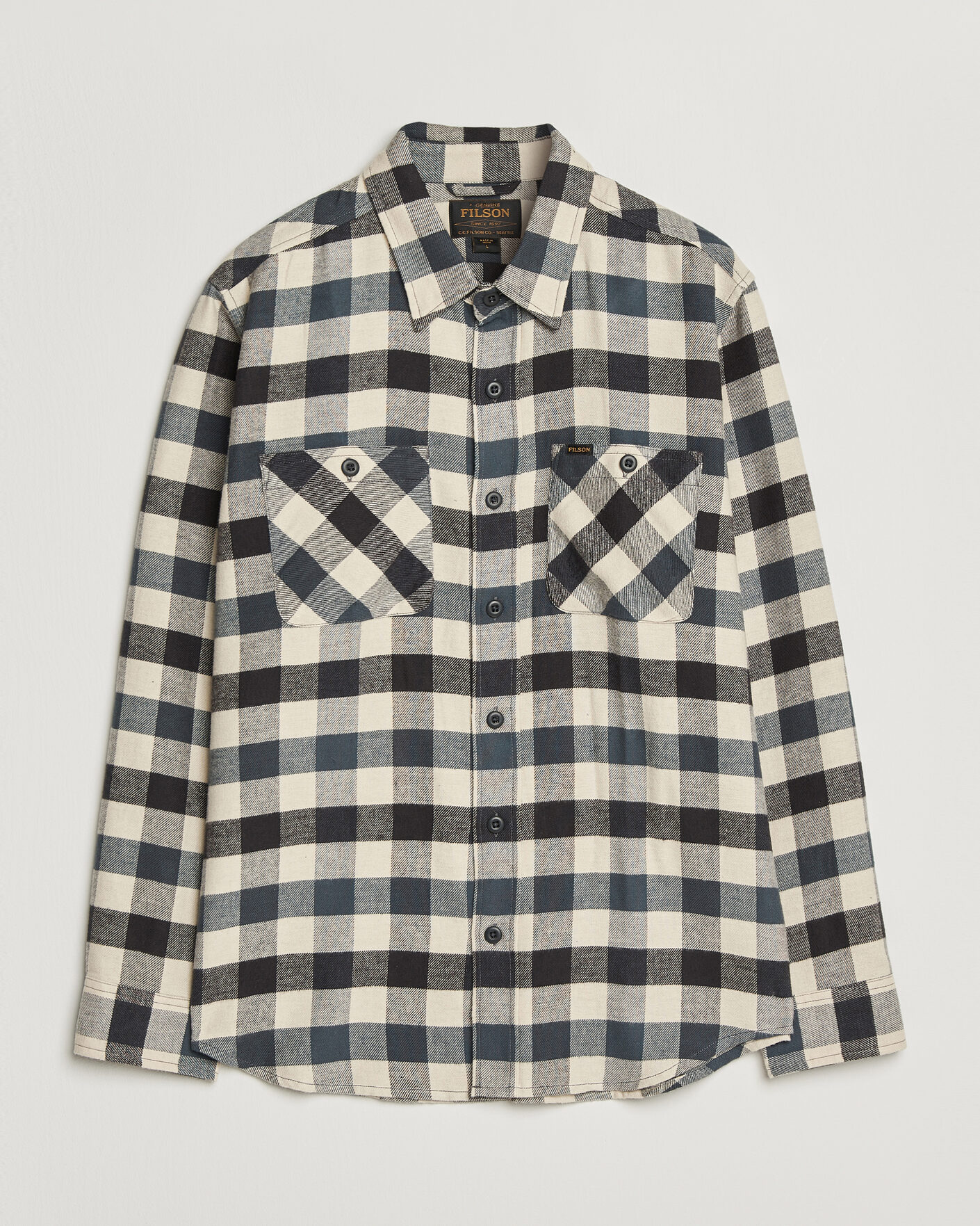 Uomini | Camicie | Filson | The Rangeland Flannel Shirt Charcoal
