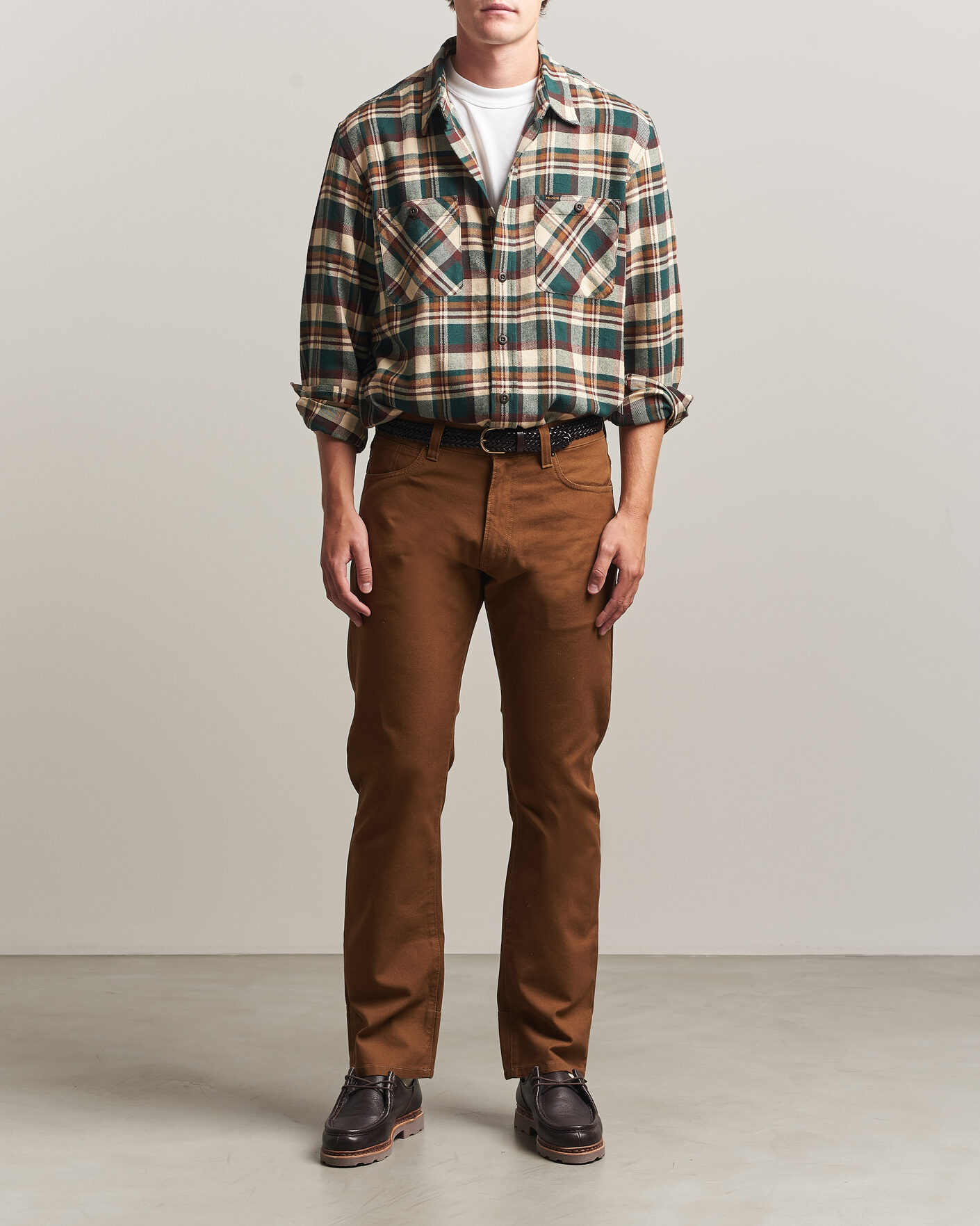 Uomini | Camicie | Filson | The Rangeland Flannel Shirt Green