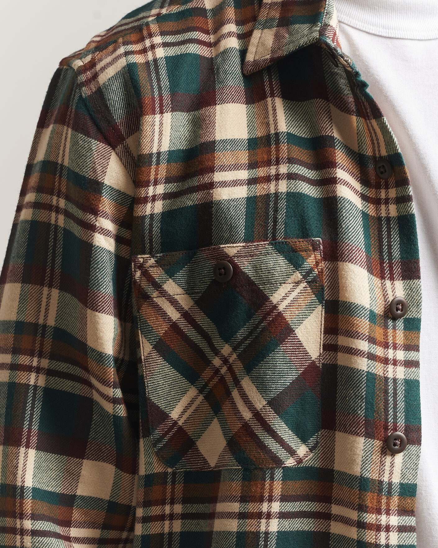 Uomini | Camicie | Filson | The Rangeland Flannel Shirt Green
