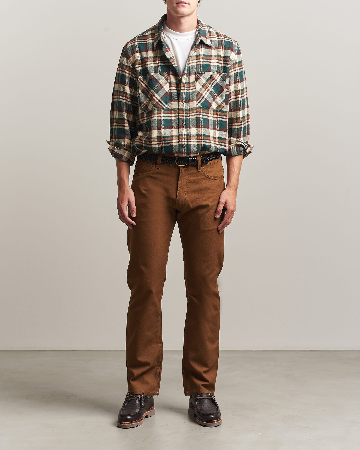 Uomini | Pantaloni | Filson | Dry Tin 5-Pocket Pants Whiskey