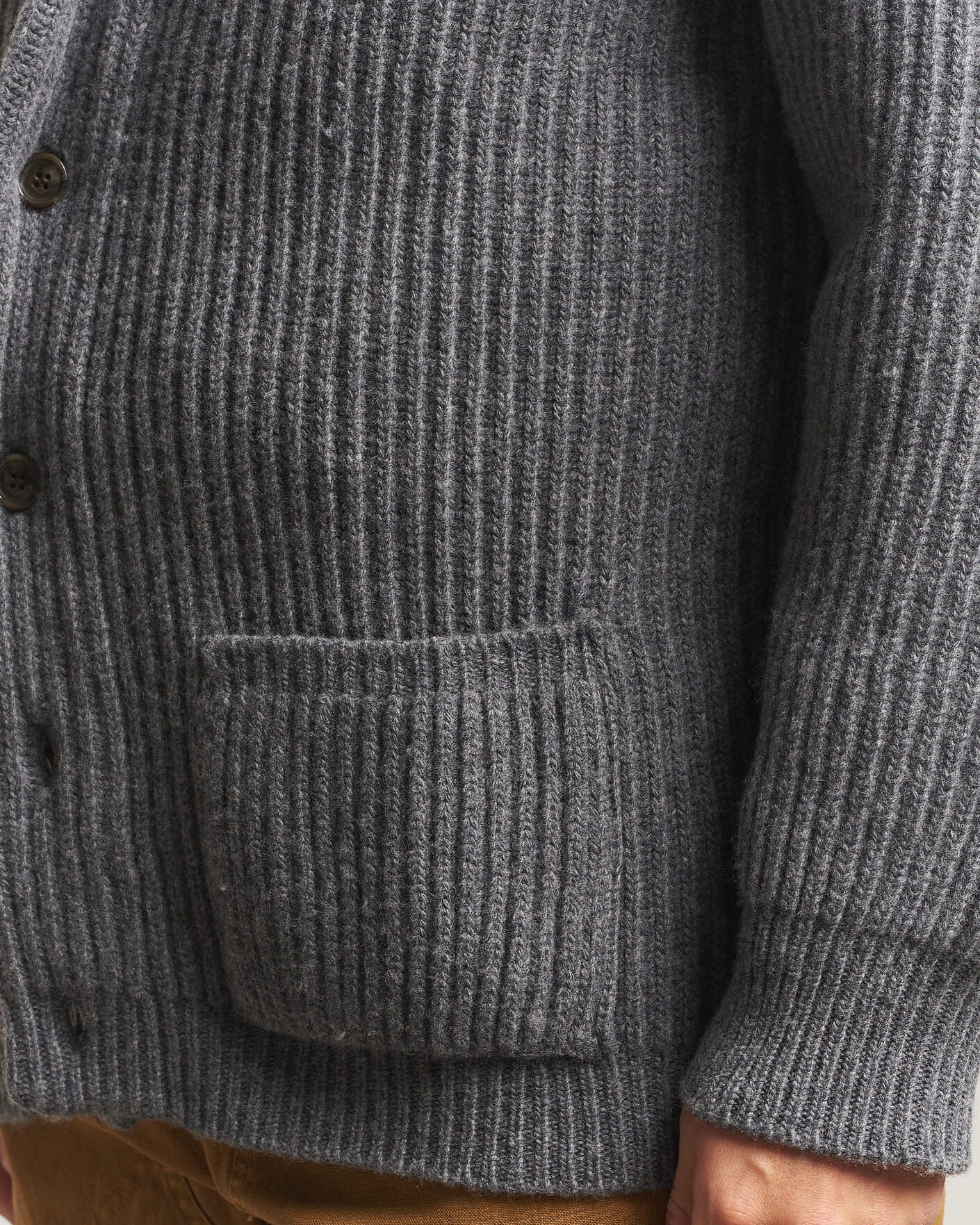 Uomini | Maglieria | Filson | Bristol Cardigan Sweater Medium Grey Melange