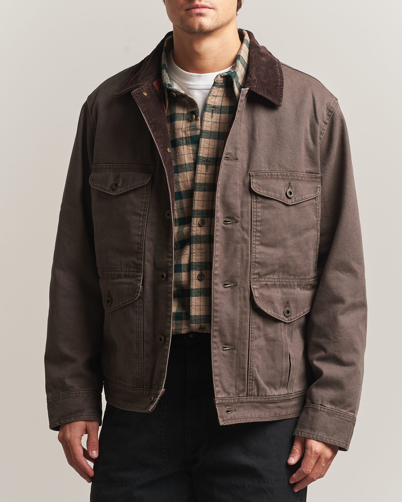 Uomini | Giacche | Filson | Rustic Canvas Journeyman Canvas Jacket Bark