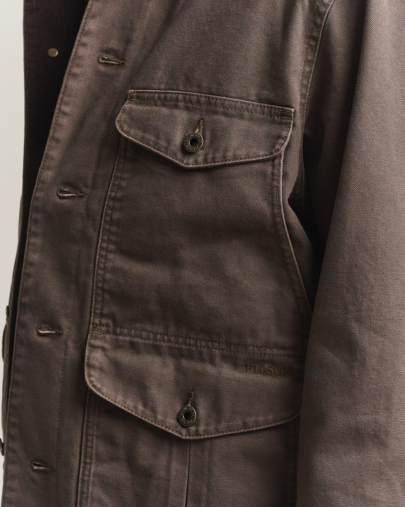 Uomini | Giacche | Filson | Rustic Canvas Journeyman Canvas Jacket Bark