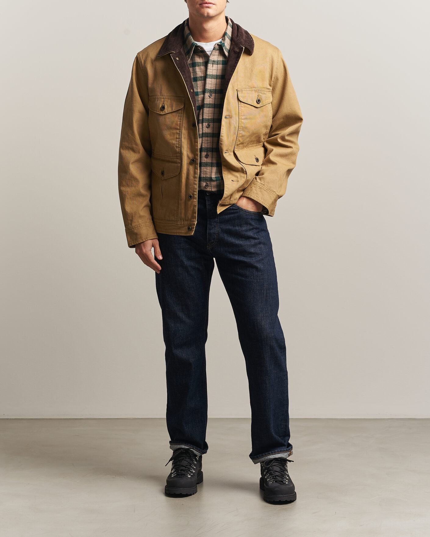 Uomini | Giacche | Filson | Rustic Canvas Journeyman Canvas Jacket Antique Bronze