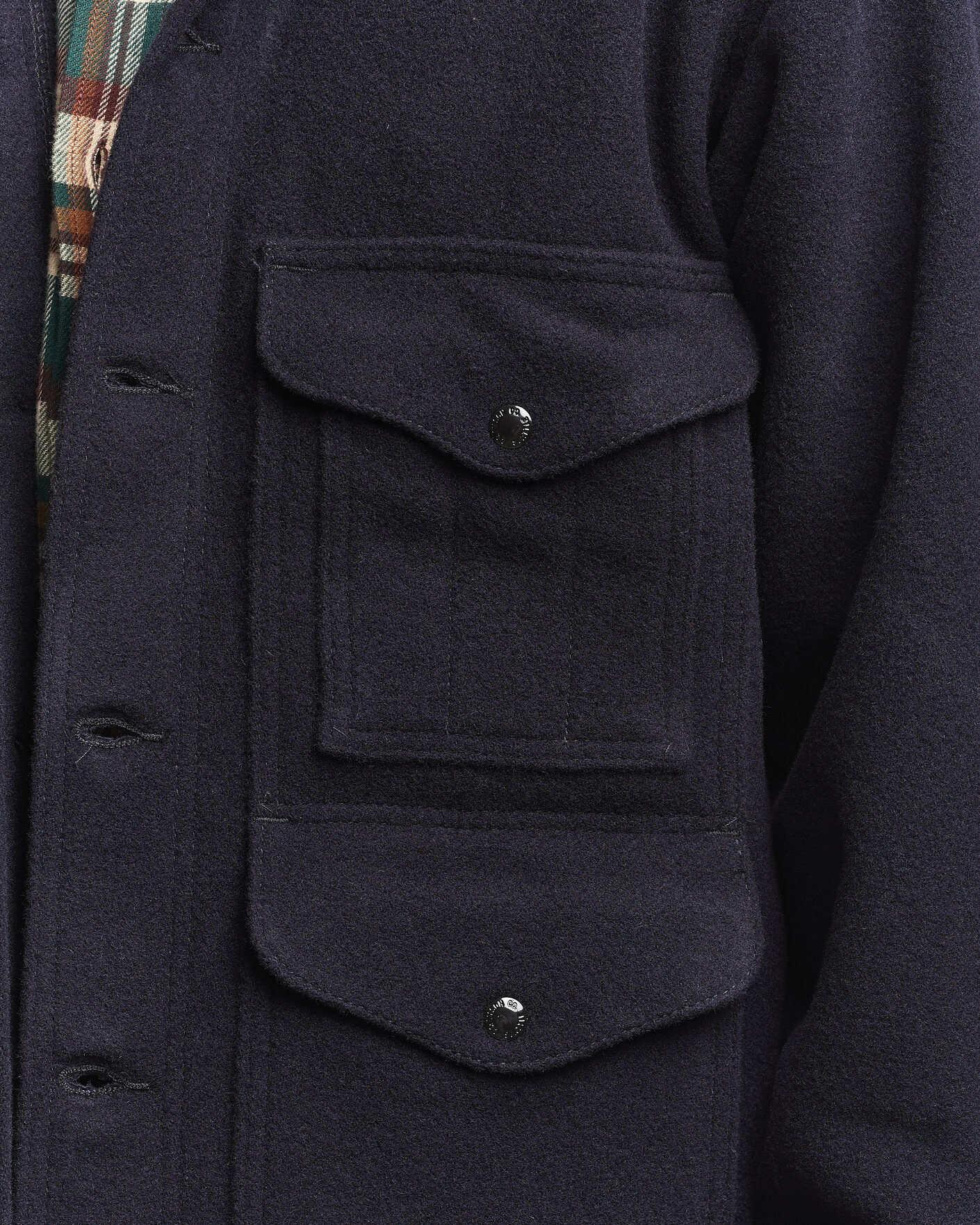 Uomini | Giacche | Filson | Mackinaw Wool Cruiser Dark Navy