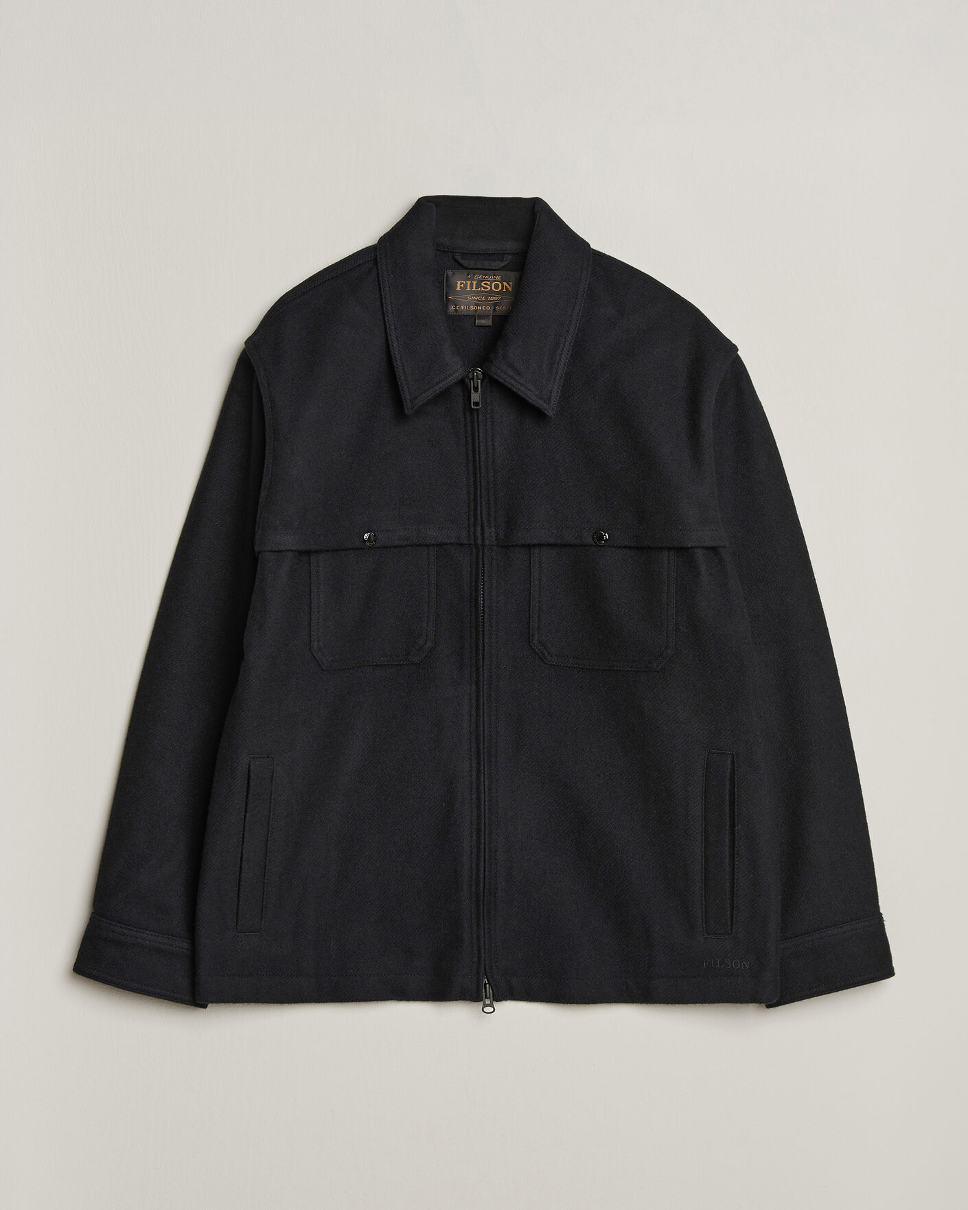 Uomini | Giacche | Filson | Wool Cruiser Jac Shirt Dark Navy
