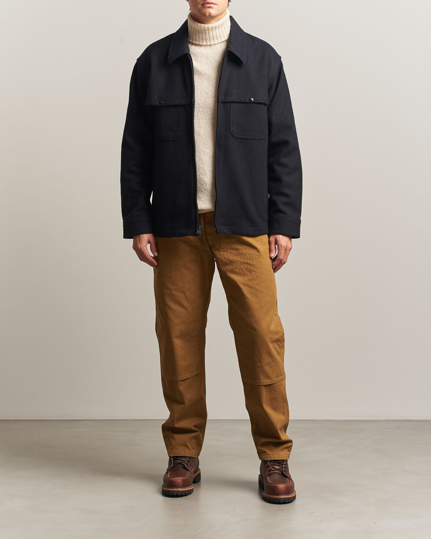 Uomini | Giacche | Filson | Wool Cruiser Jac Shirt Dark Navy