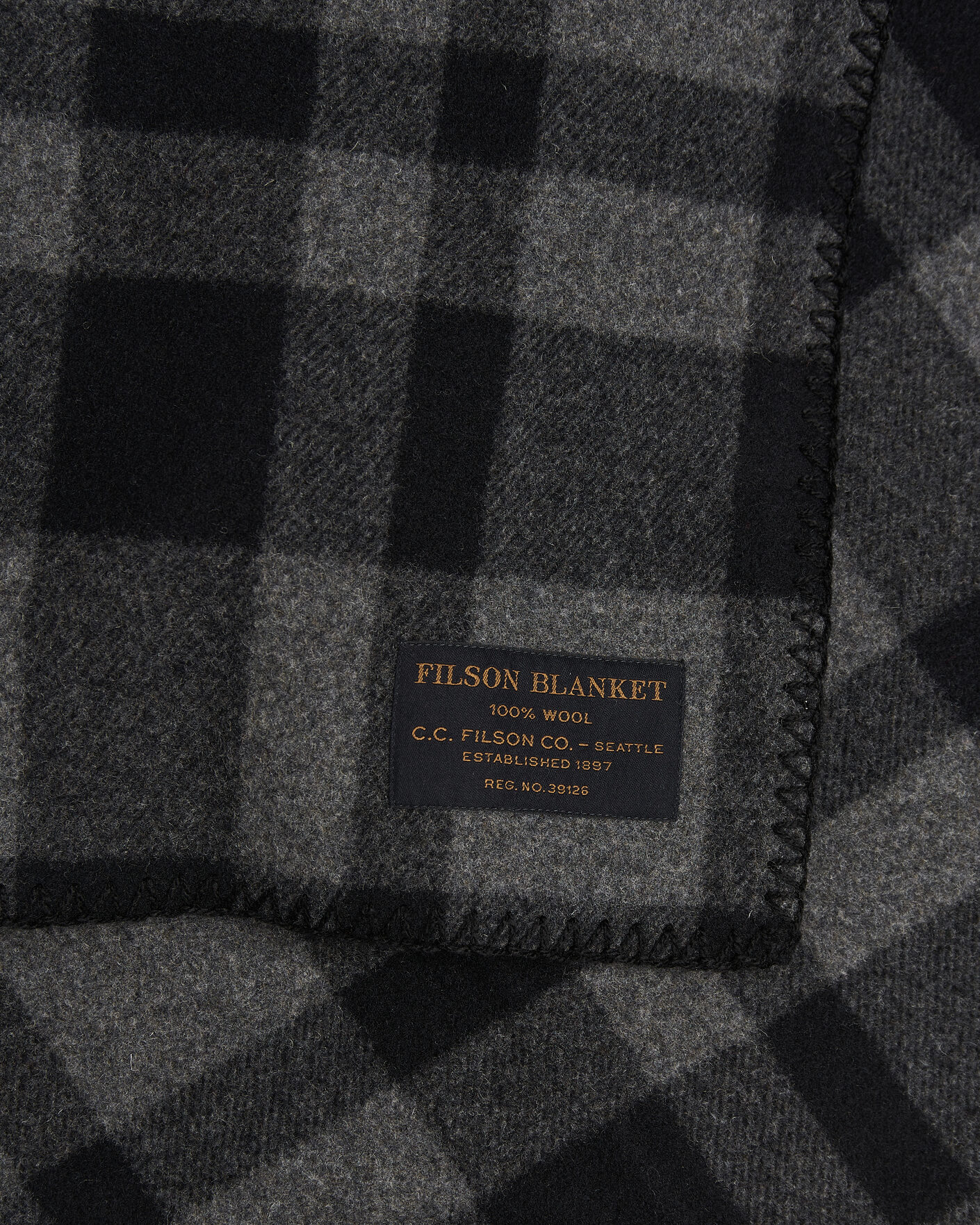 Uomini | Tessuti | Filson | Mackinaw Wool Blanket Charcoal