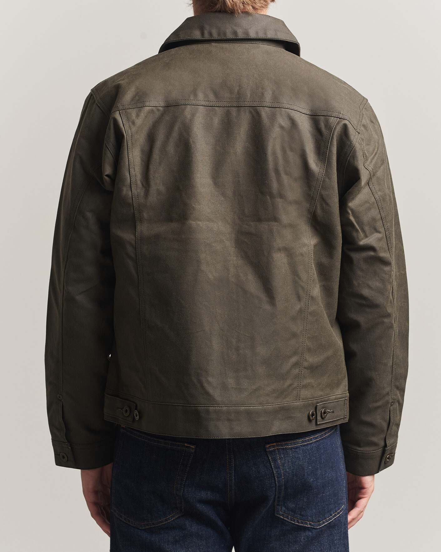 Uomini | Giacche | Filson | Short Lined Tin Cloth Cruiser Beluga