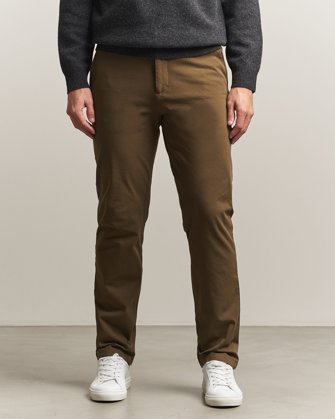 Uomini | Pantaloni | Dockers | Cotton Slim Chino Dark Moss