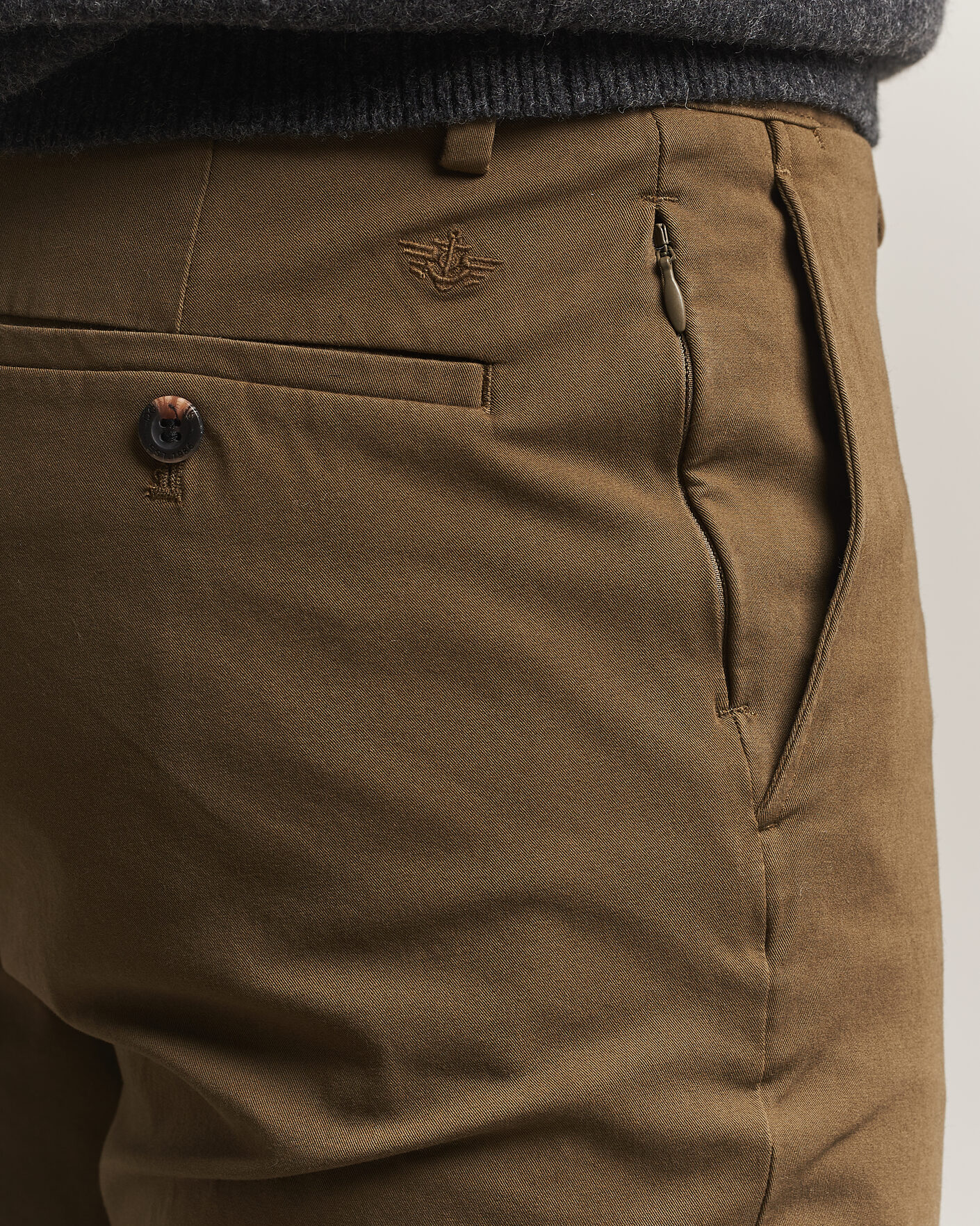 Uomini | Pantaloni | Dockers | Cotton Slim Chino Dark Moss