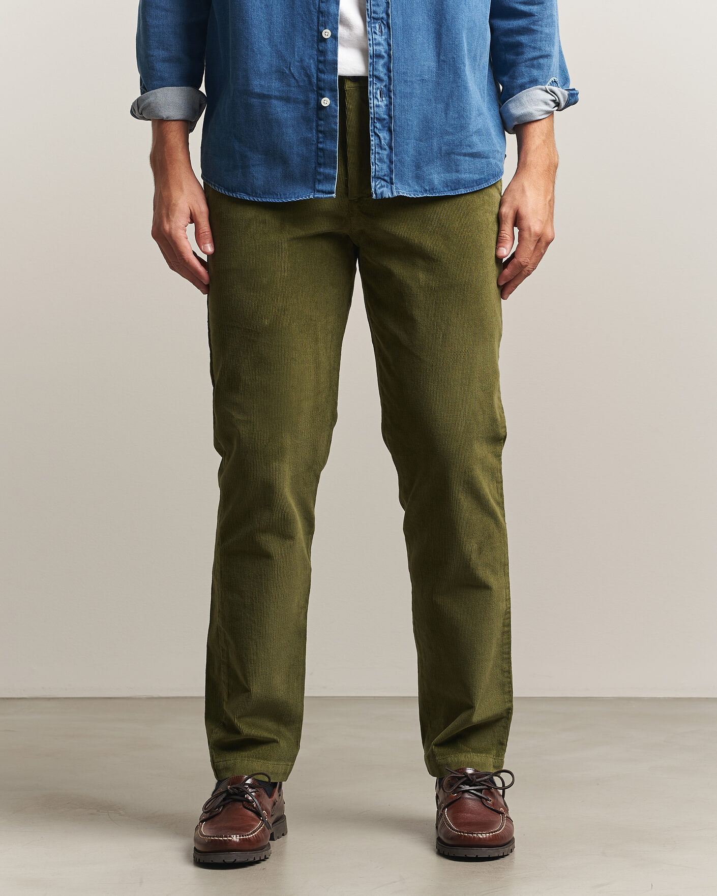 Uomini | Pantaloni | Dockers | Cotton Slim Chino Winter Moss
