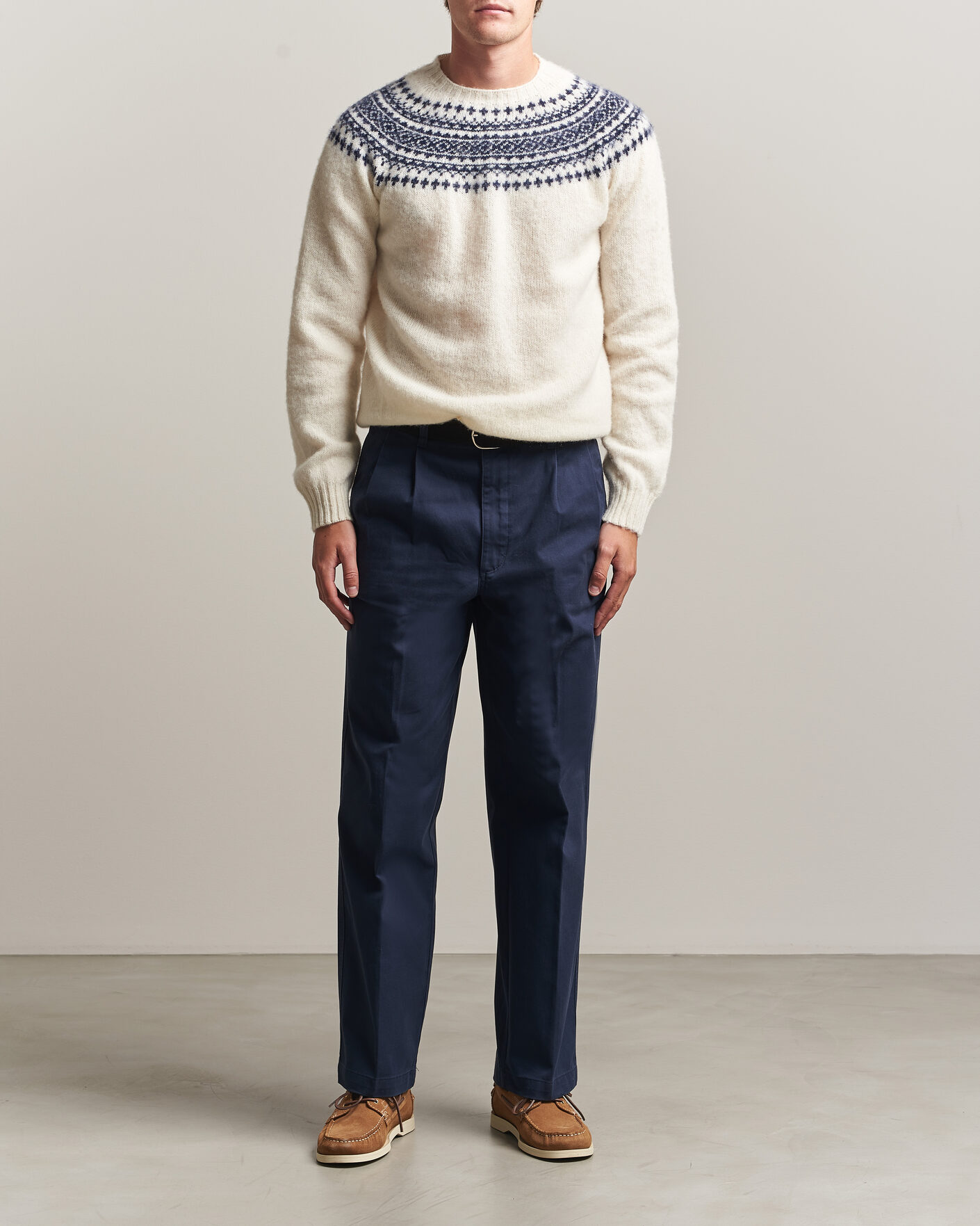 Uomini | Pantaloni | Dockers | Original Pleated Chino Loose Navy
