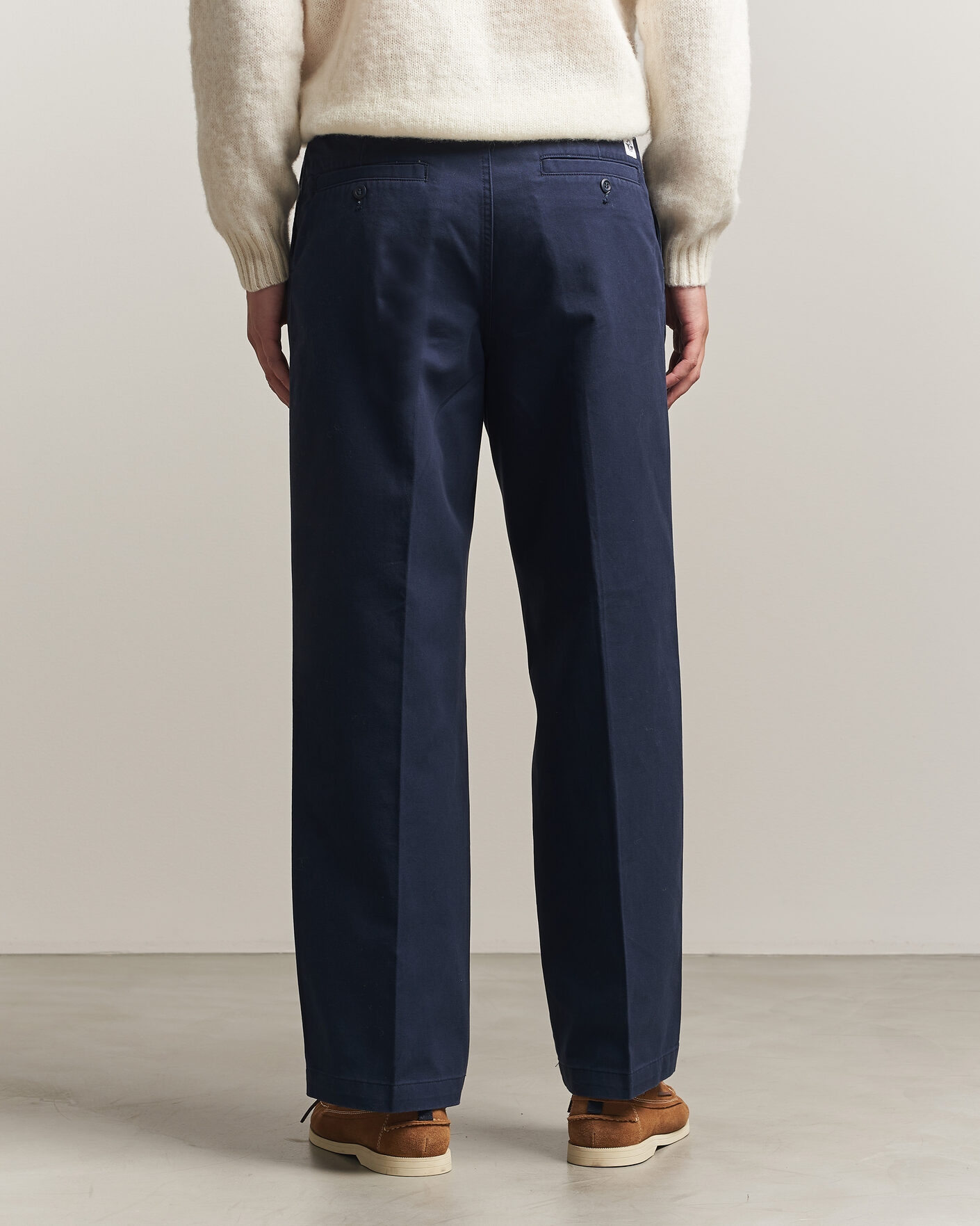 Uomini | Pantaloni | Dockers | Original Pleated Chino Loose Navy