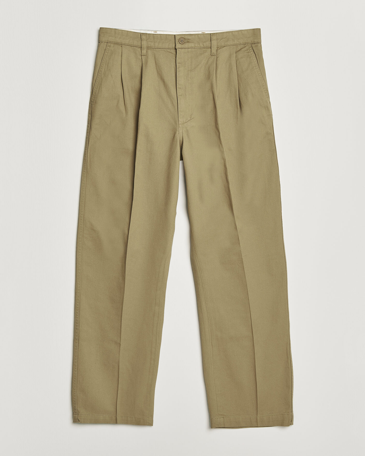 Uomini | Pantaloni | Dockers | Original Pleated Chino Loose British Khaki