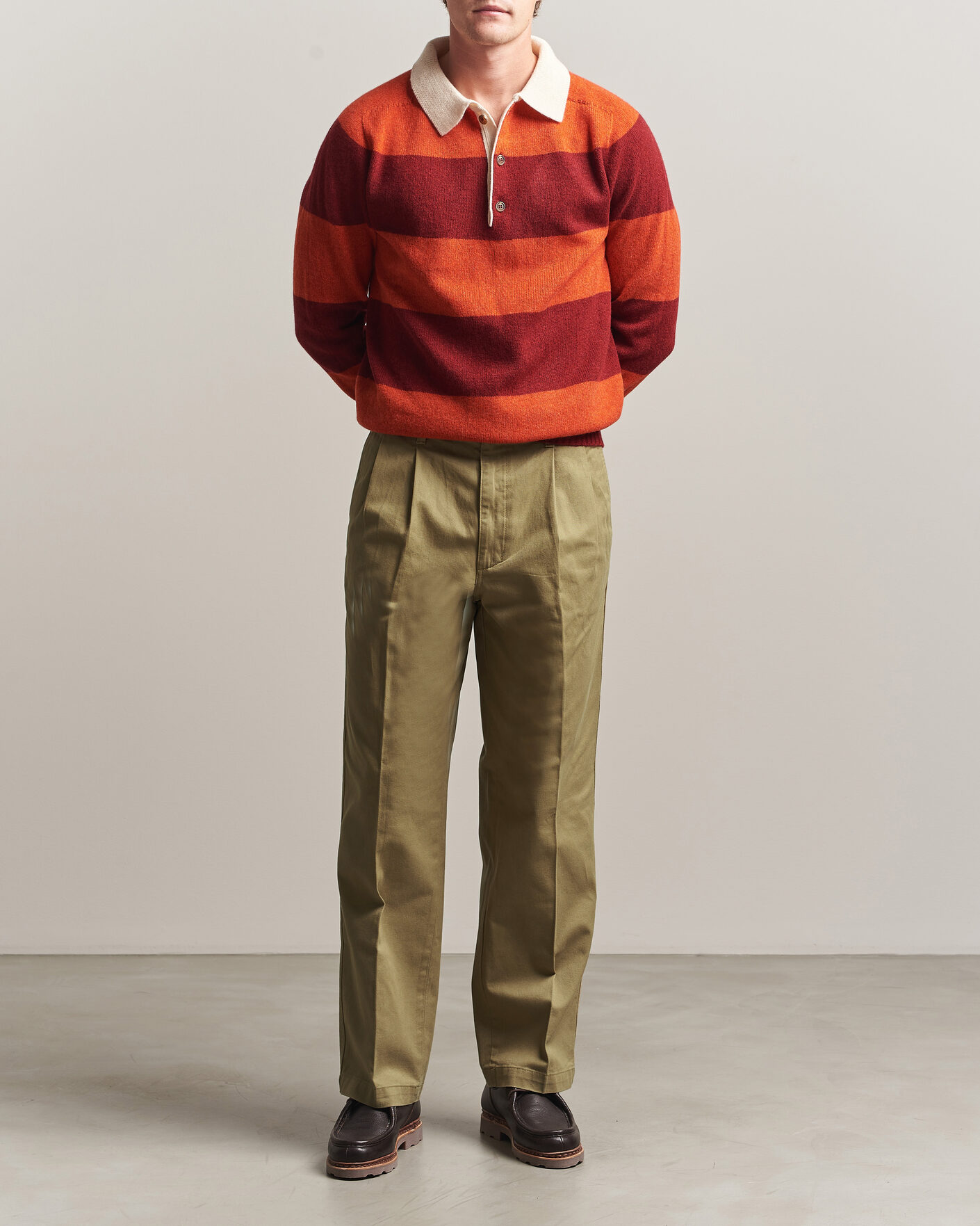 Uomini | Pantaloni | Dockers | Original Pleated Chino Loose British Khaki
