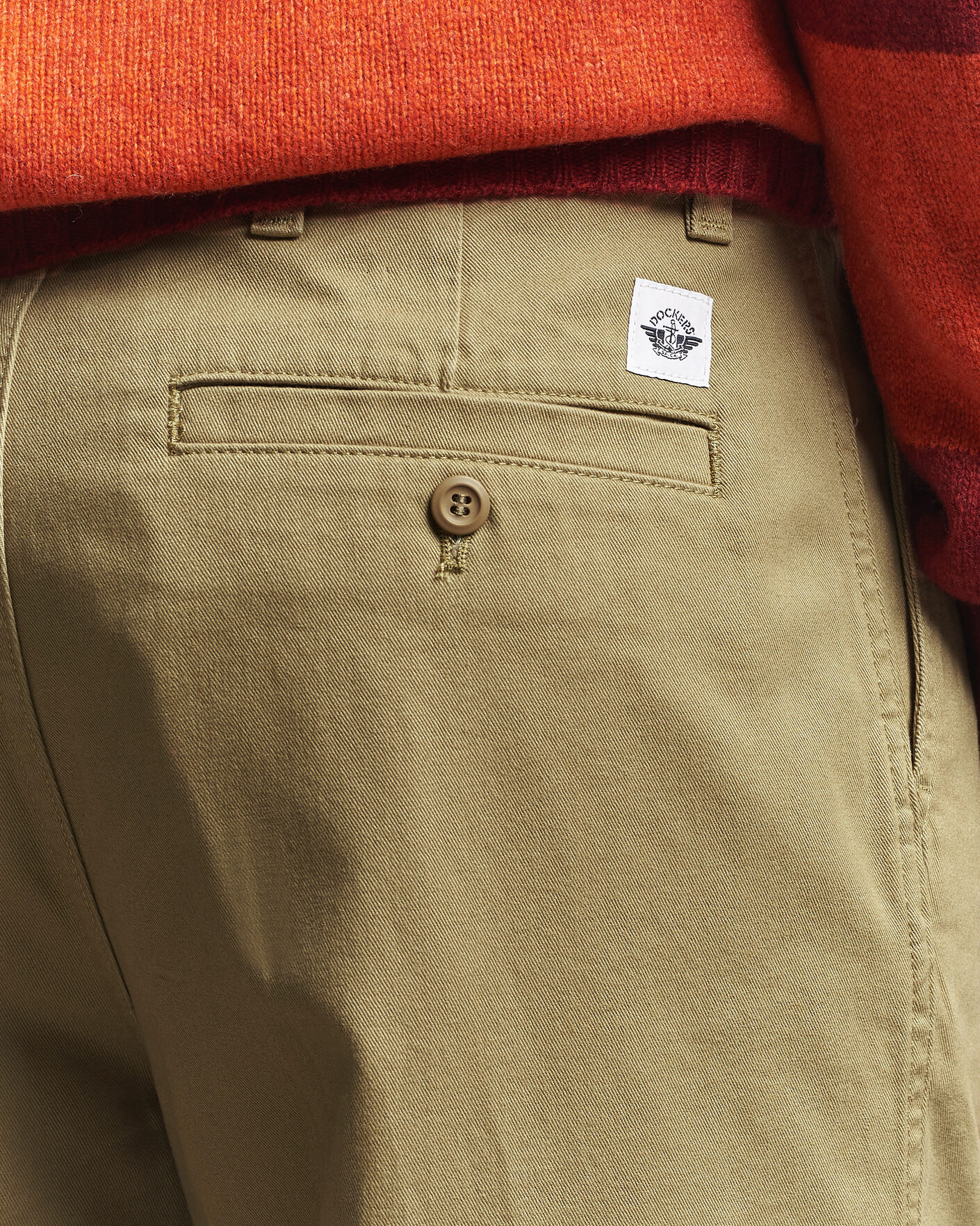 Uomini | Pantaloni | Dockers | Original Pleated Chino Loose British Khaki