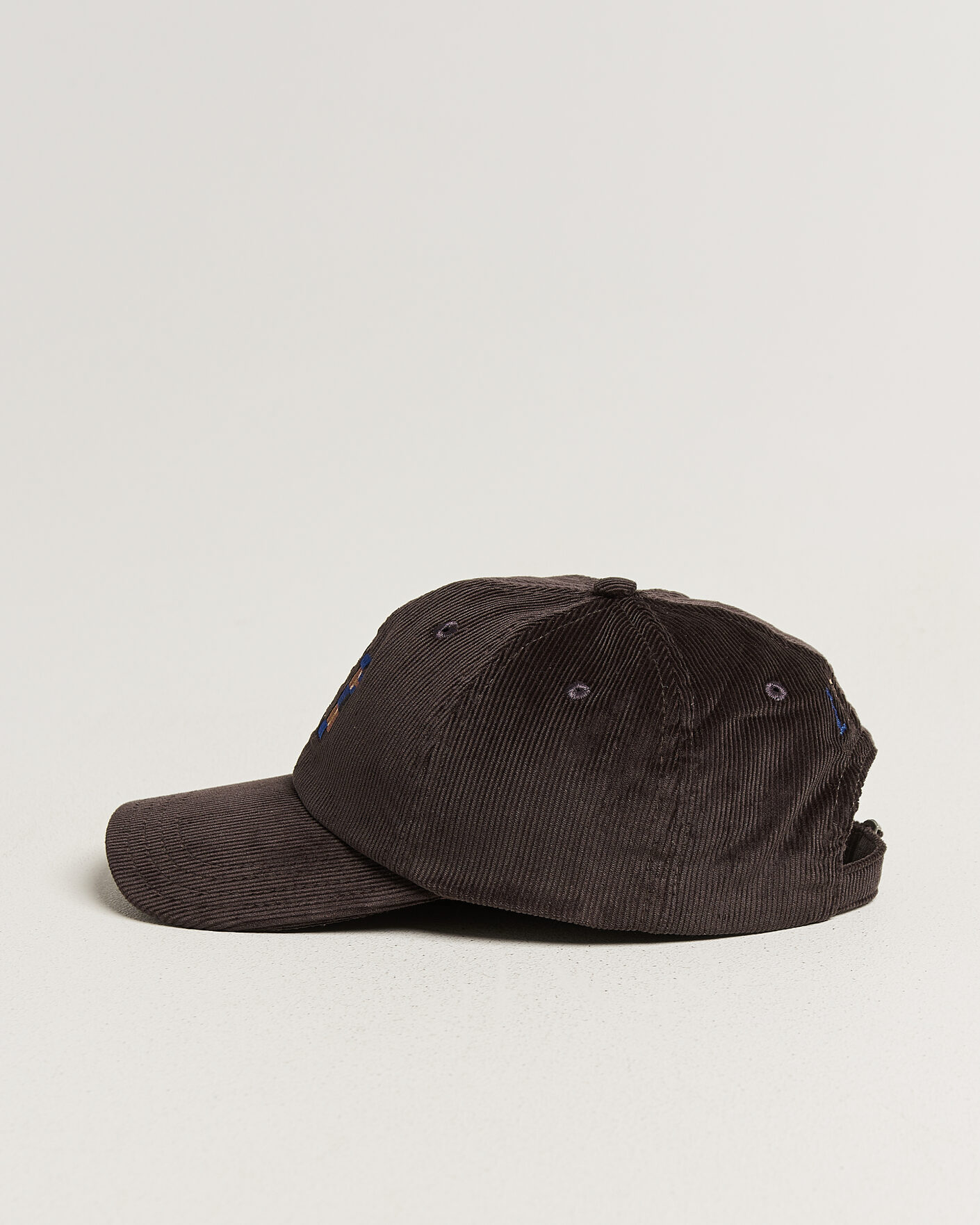 Uomini | Cappelli & Berretti | Drake's | D 1977 Cord Baseball Cap Brown