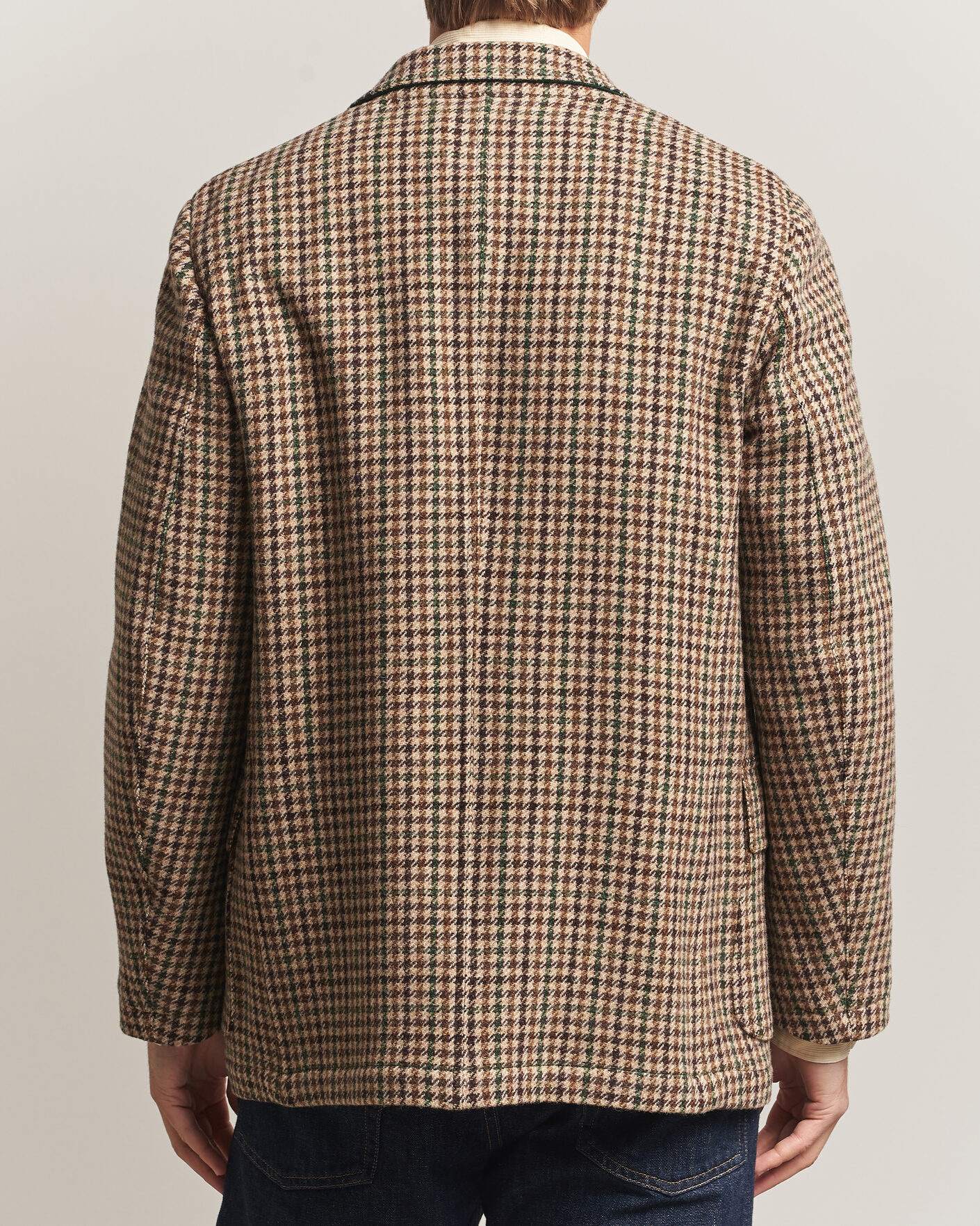 Uomini | Blazers | Drake's | MKVII Tweed Houndcheck Games Blazer Brown