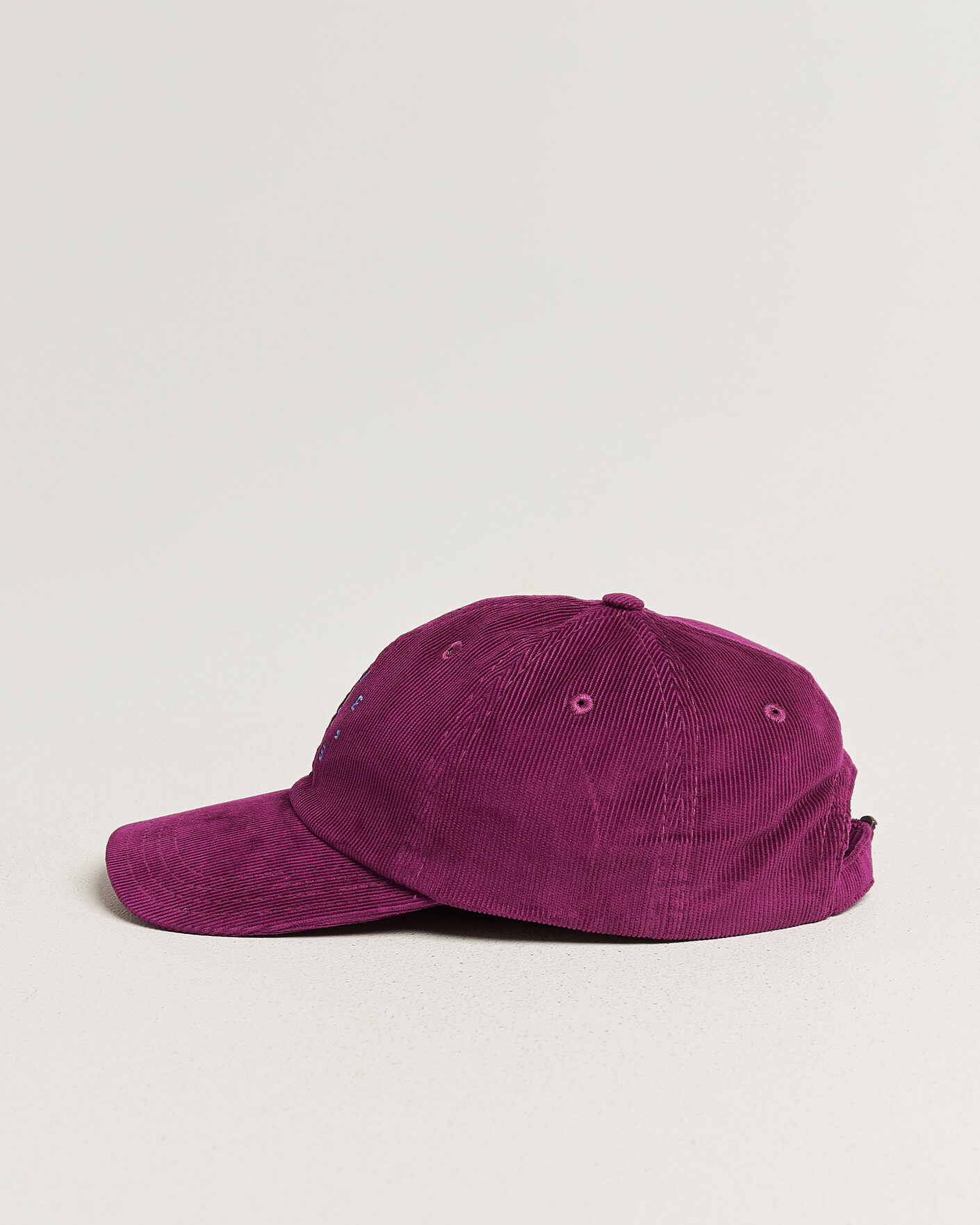 Uomini | Cappelli & Berretti | Drake's | Clock Twill Cord Baseball Cap Red