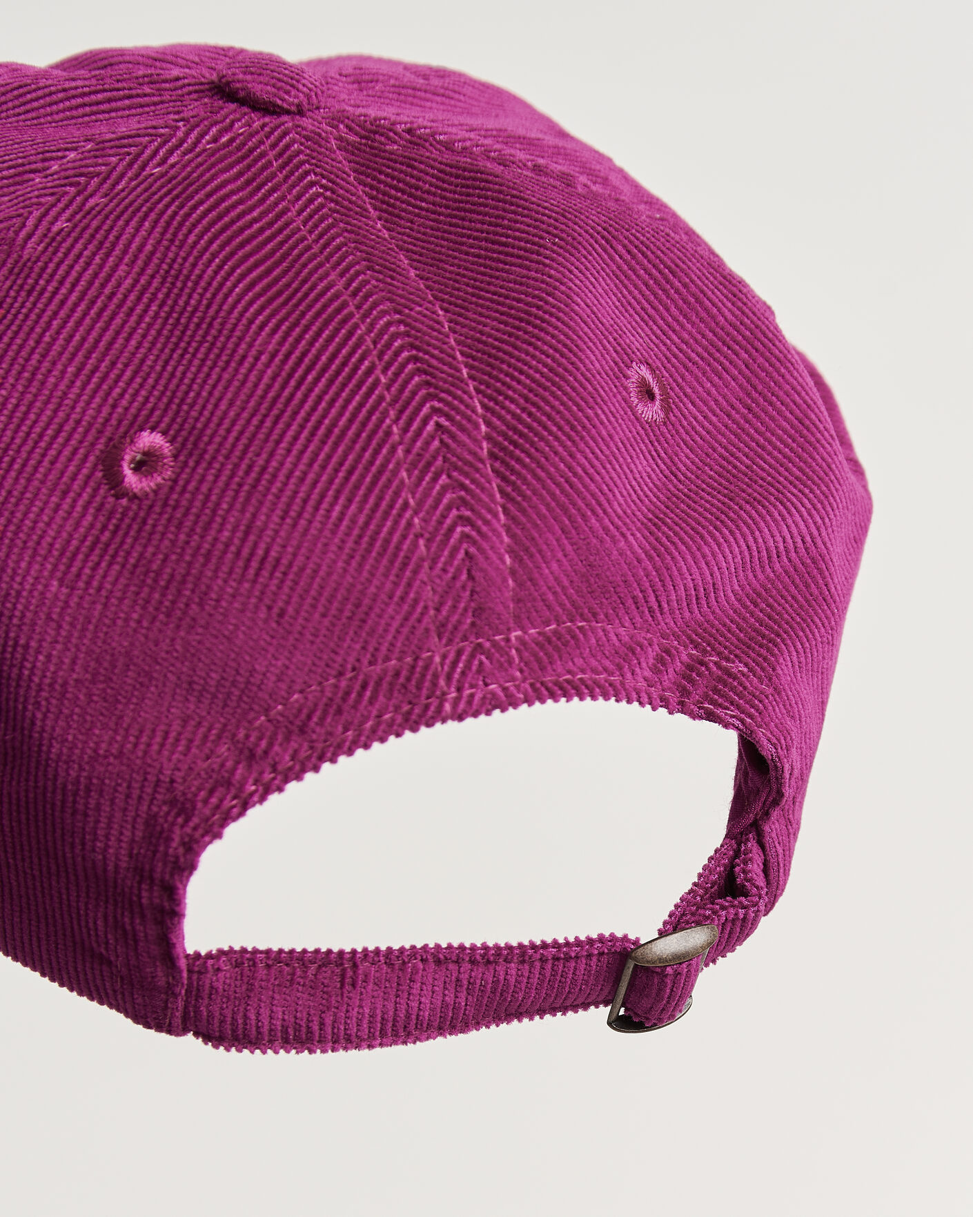 Uomini | Cappelli & Berretti | Drake's | Clock Twill Cord Baseball Cap Red