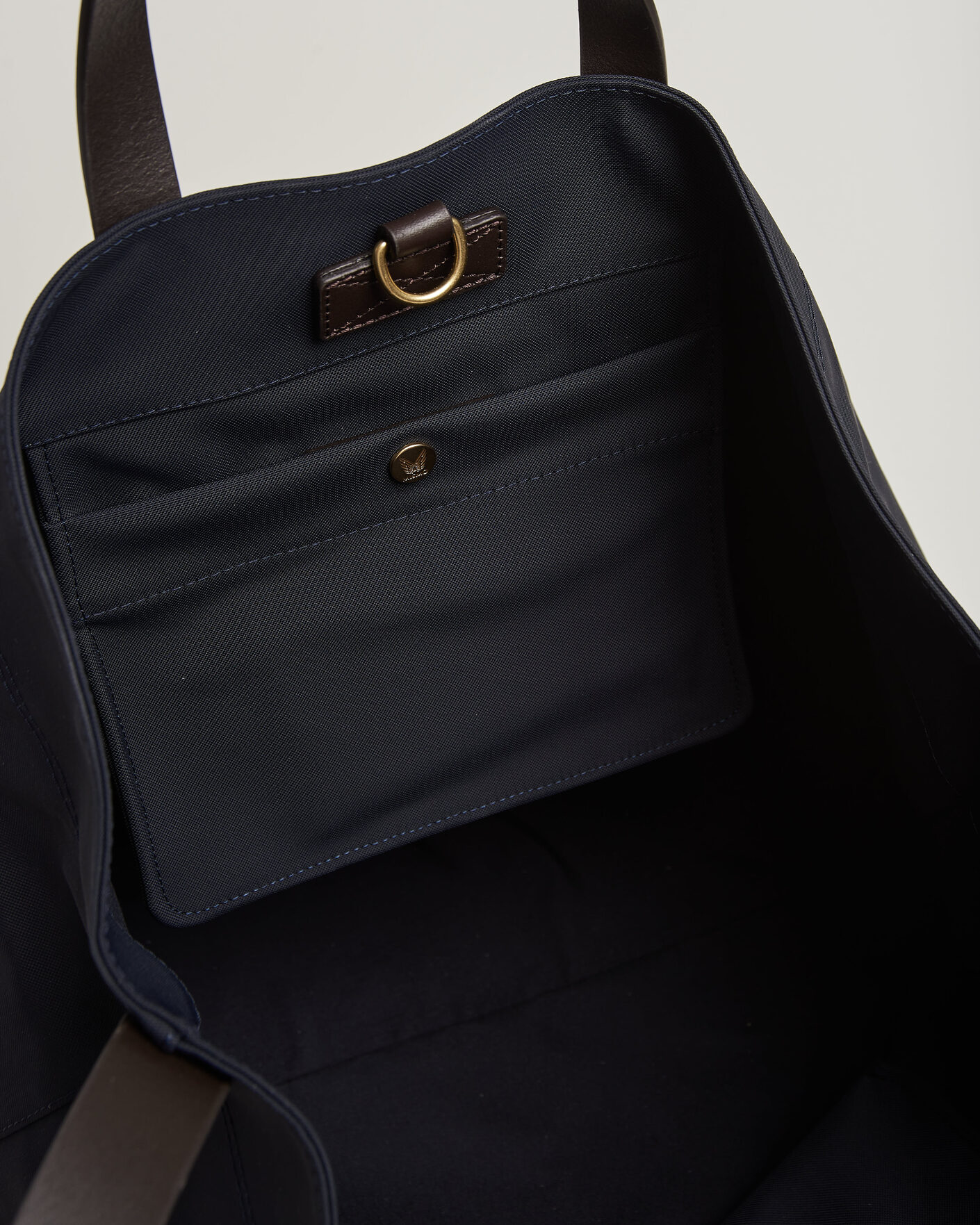 Uomini | Borse | Mismo | M/S Companion Tote Bag Navy/Dark Brown