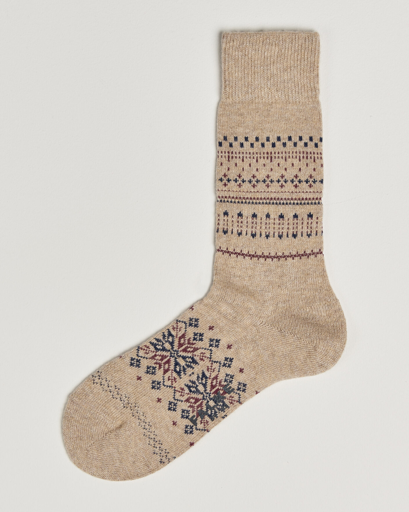 Uomini | Biancheria intima | Falke | Sky Limit Fairisle Socks Beige Melange