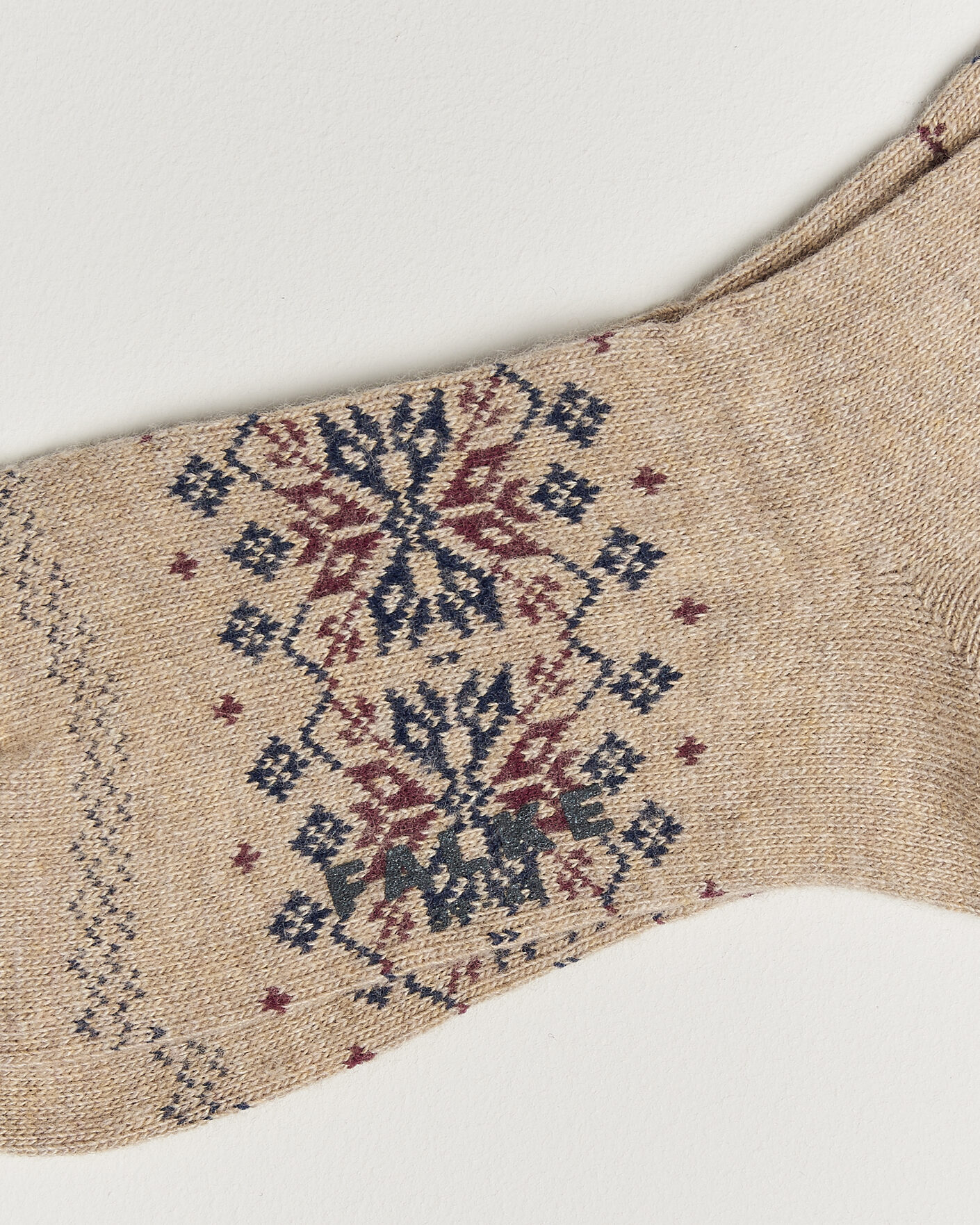 Uomini | Biancheria intima | Falke | Sky Limit Fairisle Socks Beige Melange