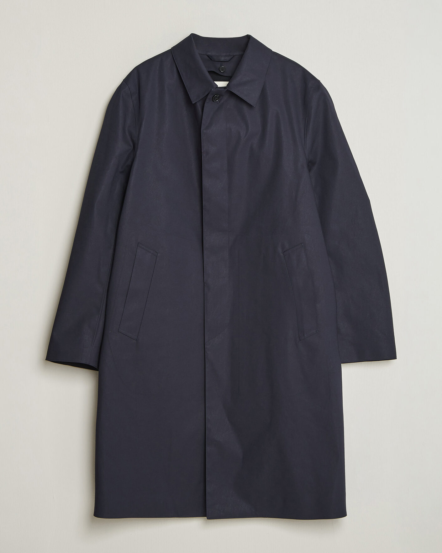 Uomini | Giacche | Mackintosh | Dunkeld Car Coat Navy