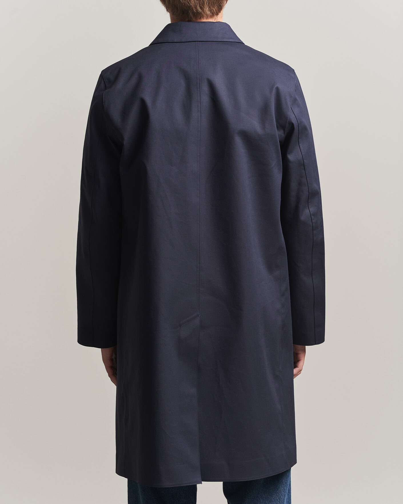 Uomini | Giacche | Mackintosh | Dunkeld Car Coat Navy