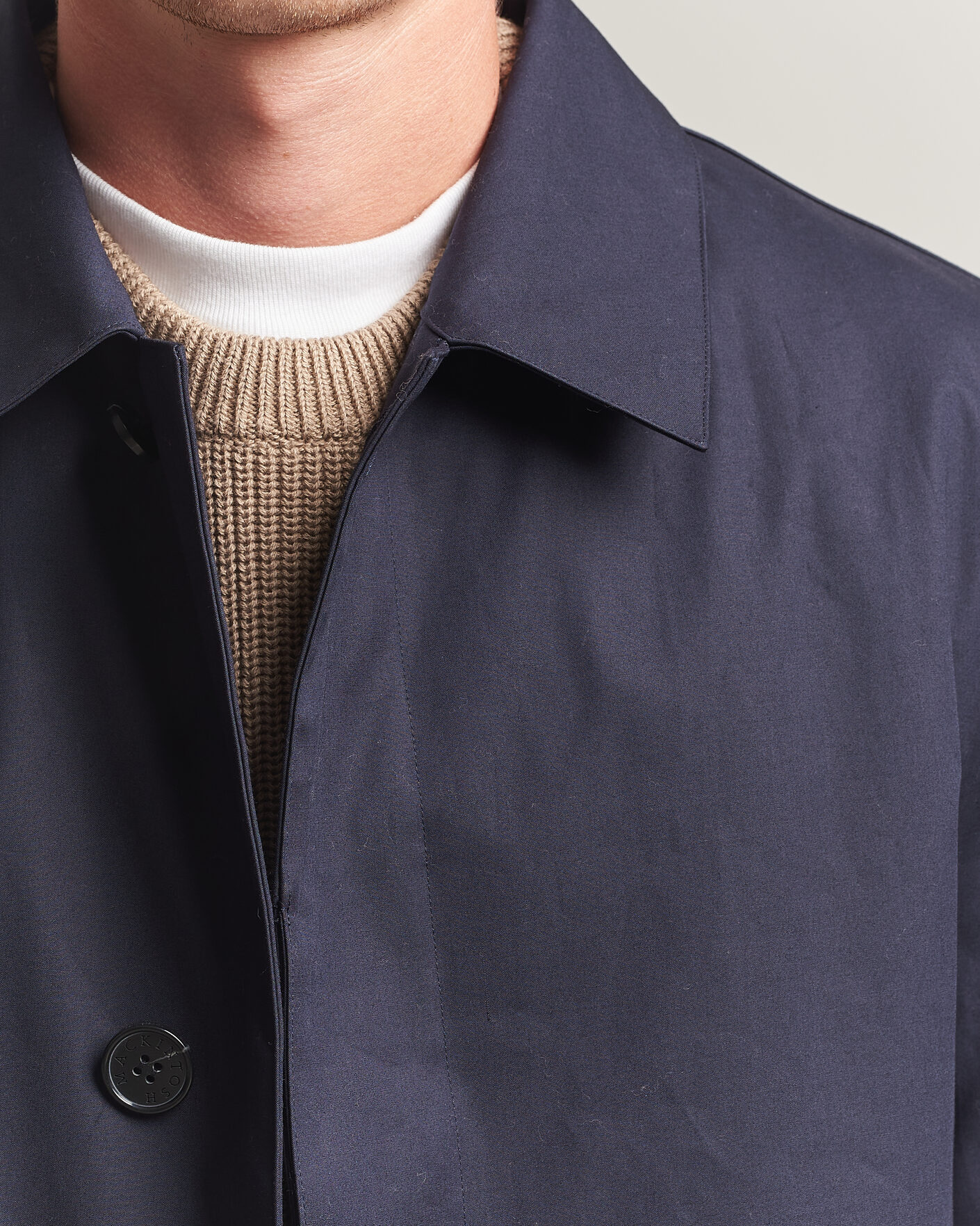 Uomini | Giacche | Mackintosh | Dunkeld Car Coat Navy
