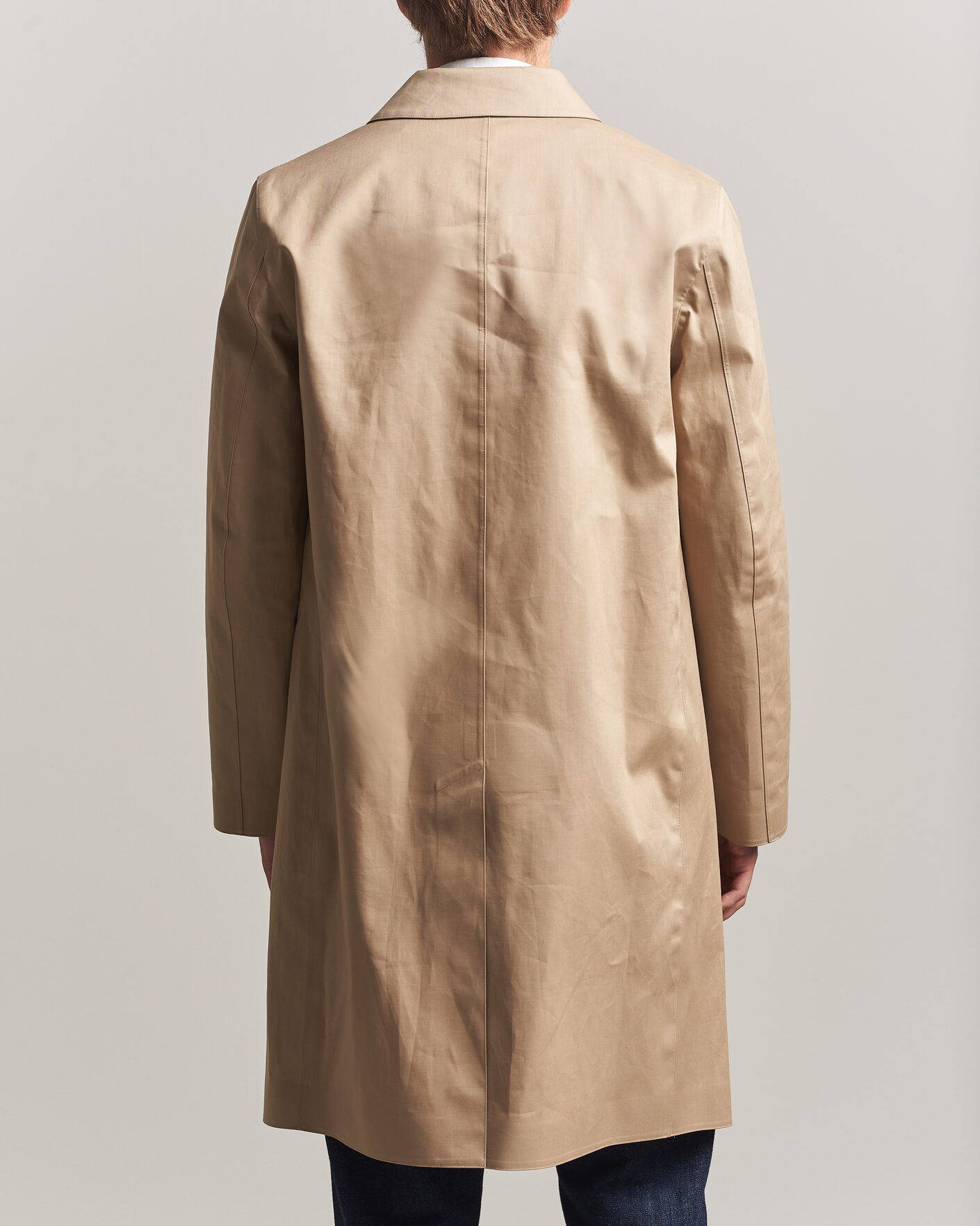 Uomini | Giacche | Mackintosh | Dunkeld Car Coat Fawn