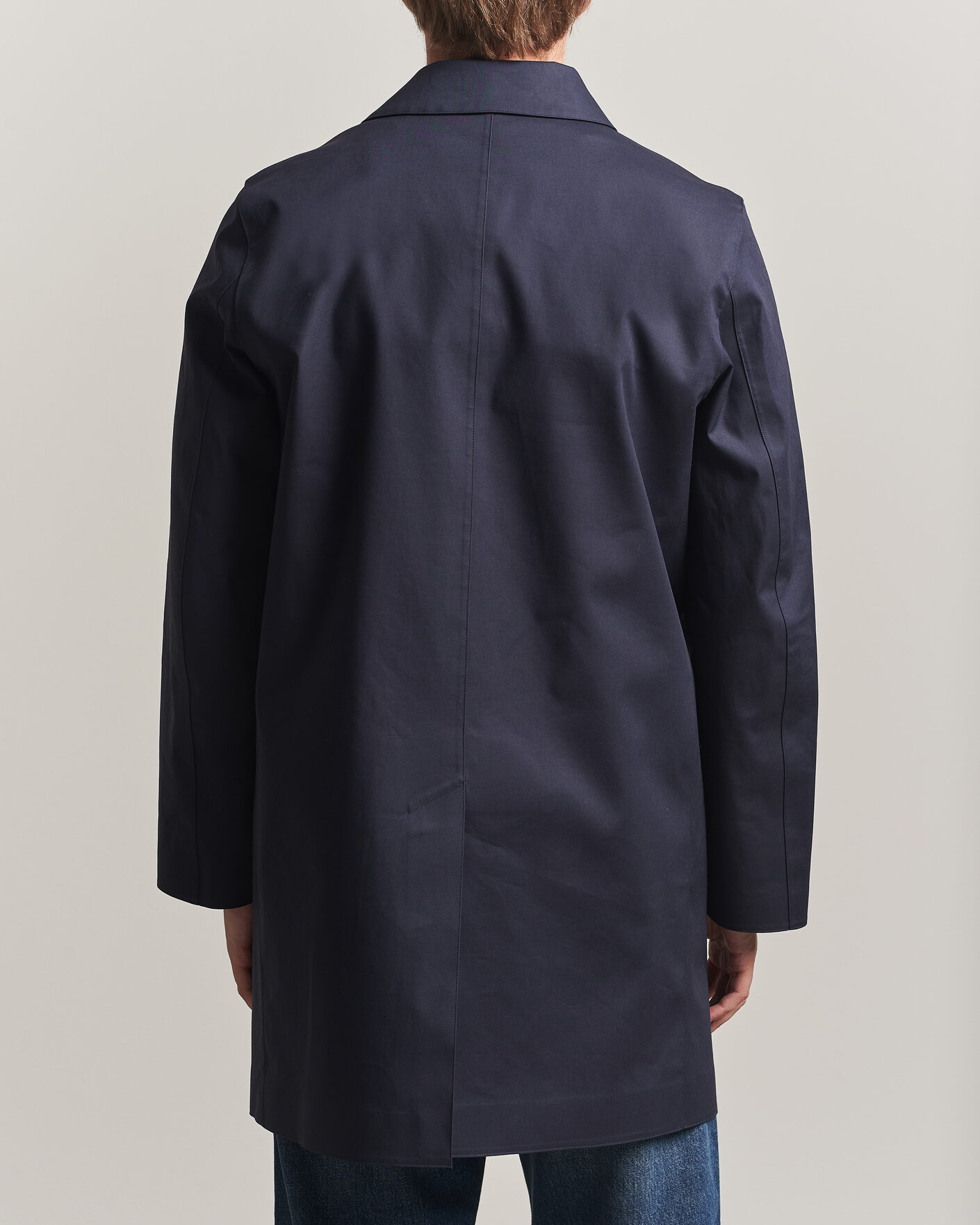 Uomini | Giacche | Mackintosh | Dunoon Car Coat Navy
