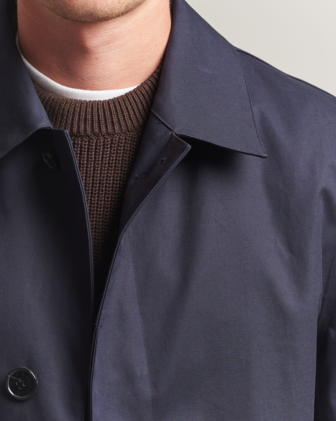 Uomini | Giacche | Mackintosh | Dunoon Car Coat Navy