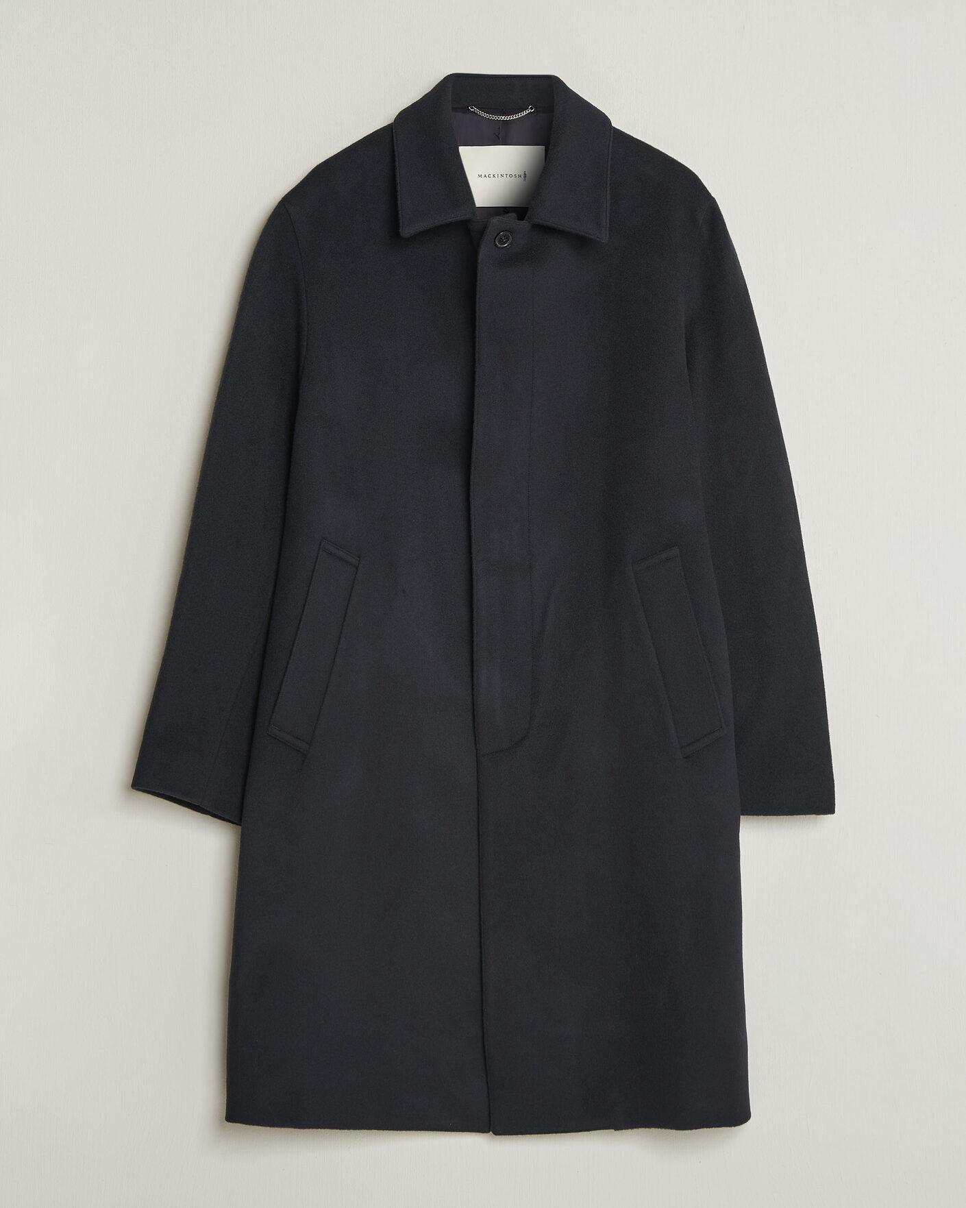Uomini | Giacche | Mackintosh | Dunkeld Wool/Cashmere Coat Navy