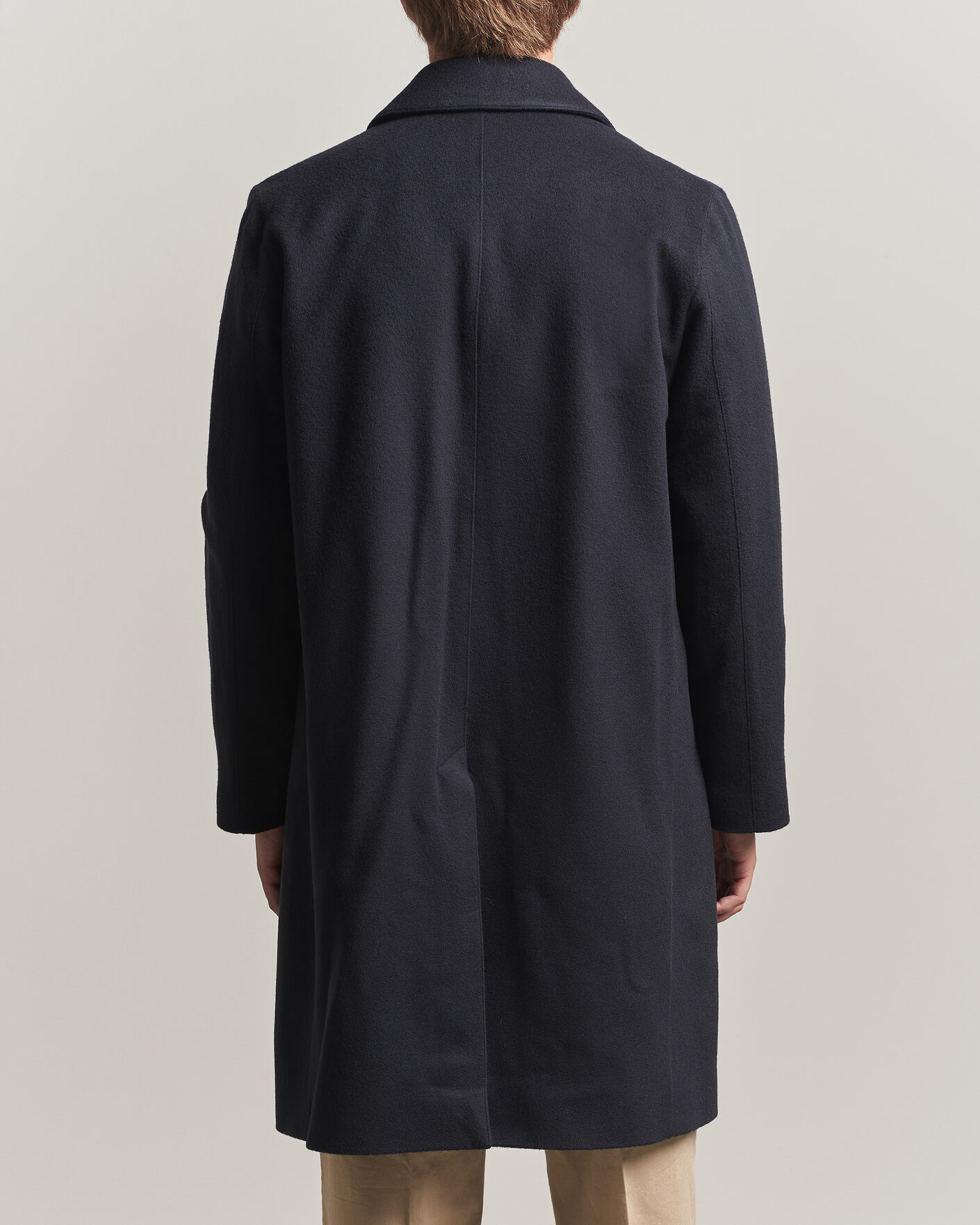 Uomini | Giacche | Mackintosh | Dunkeld Wool/Cashmere Coat Navy