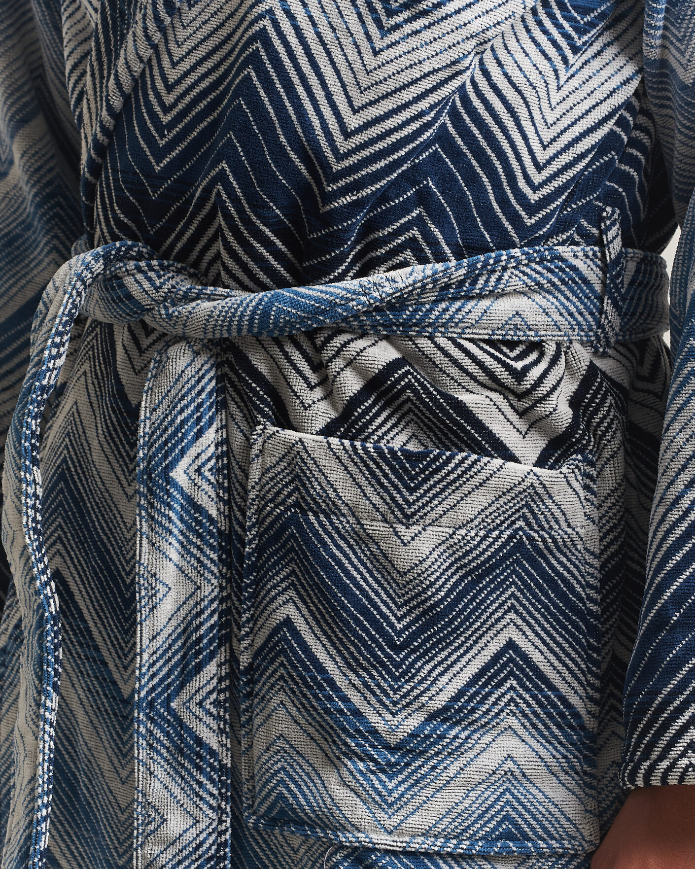 Uomini | Accappatoi & Pigiami | Missoni Home | Marea Hooded Bathrobe Multi Blue