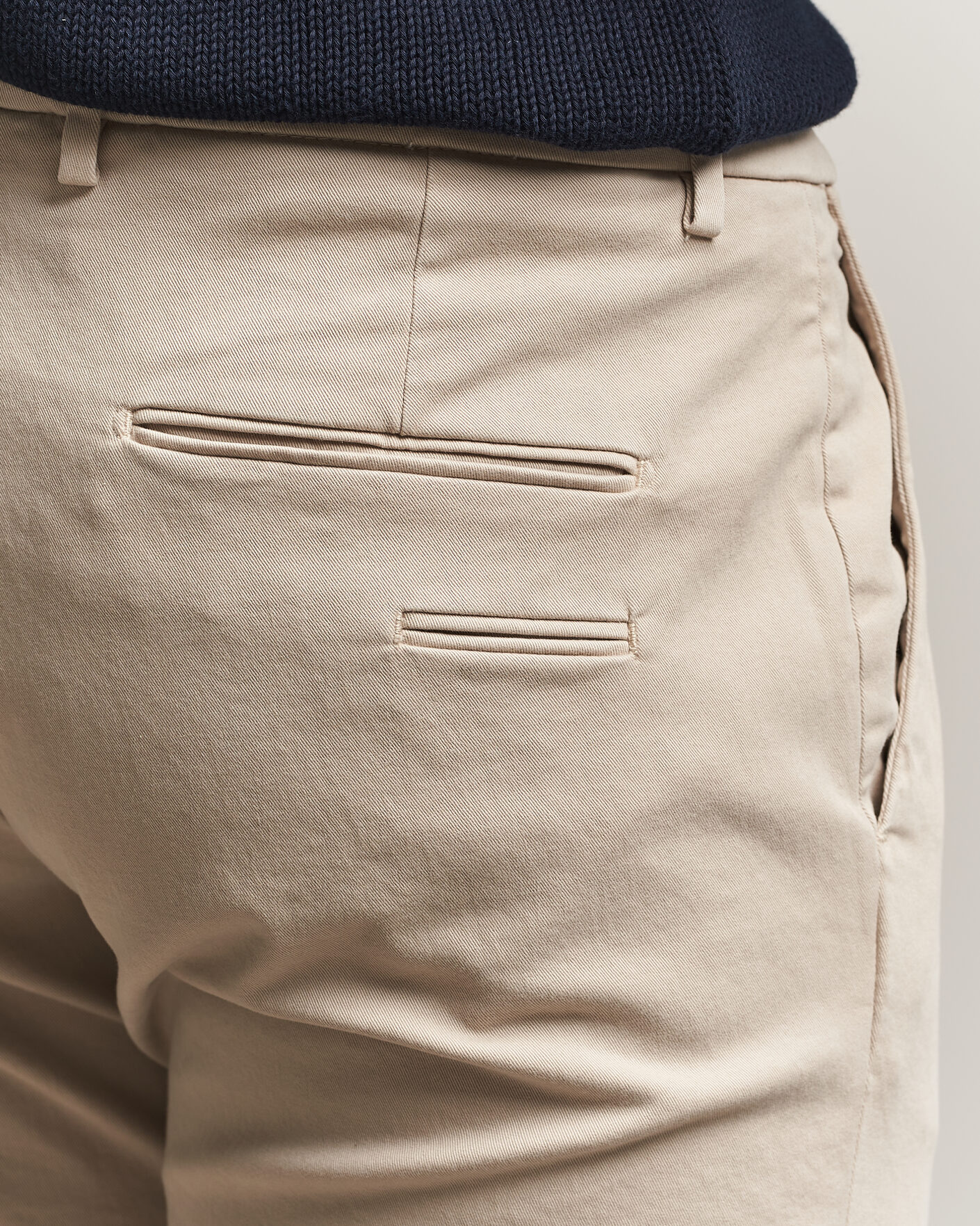 Uomini | Pantaloni | Briglia 1949 | Slim Fit Cotton Stretch Trousers Beige