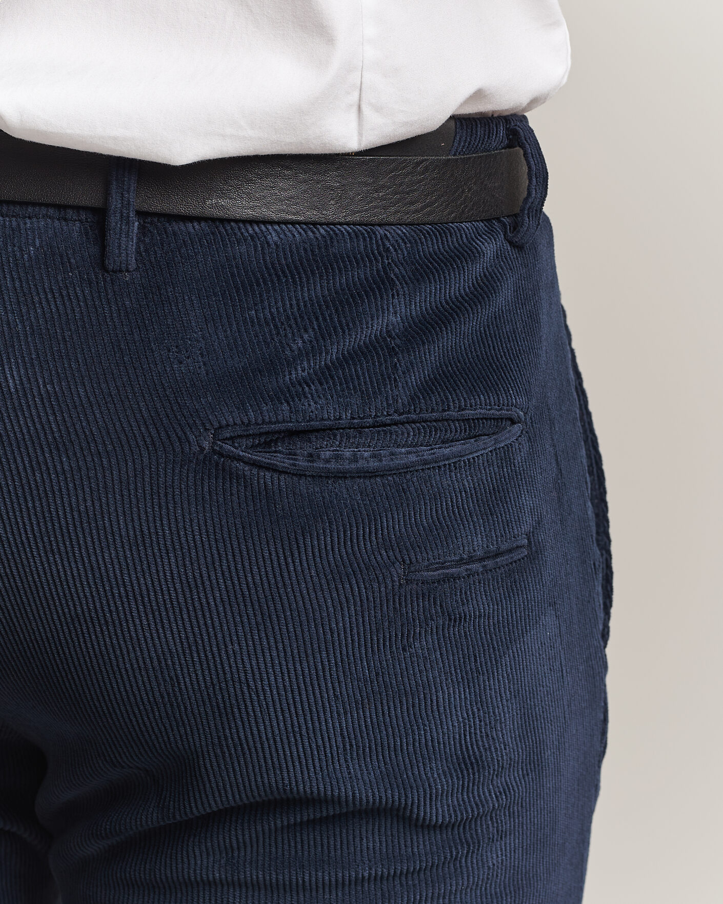 Uomini | Pantaloni | Briglia 1949 | Slim Fit Corduroy Trousers Navy