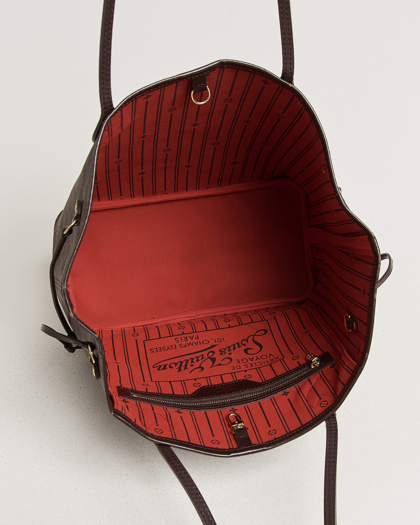 Uomini | Pre-Owned & Vintage Bags | Louis Vuitton Pre-Owned | Nevelfull MM Damier Ebene